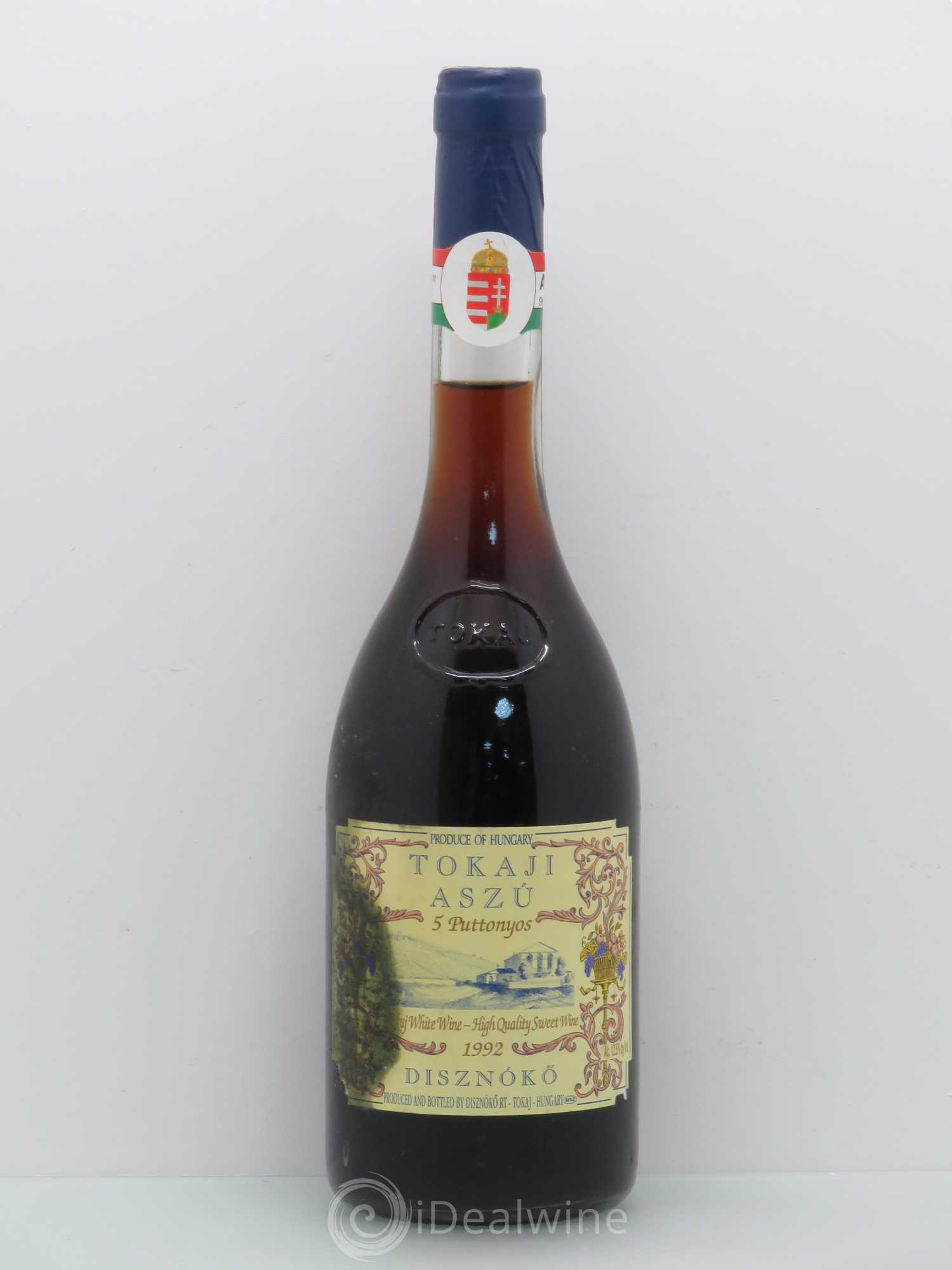 Tokaji Aszu 5 Puttonyos Disznoko (Domaine) 1992 - Lotto di 1 bottiglia - 0