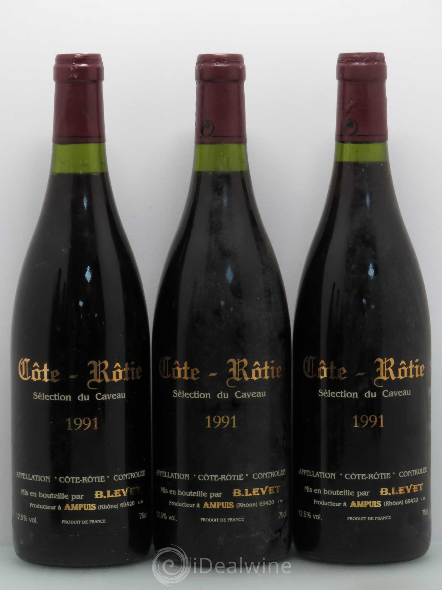 Côte-Rôtie Levet 1991 - Lot de 6 bouteilles - 2
