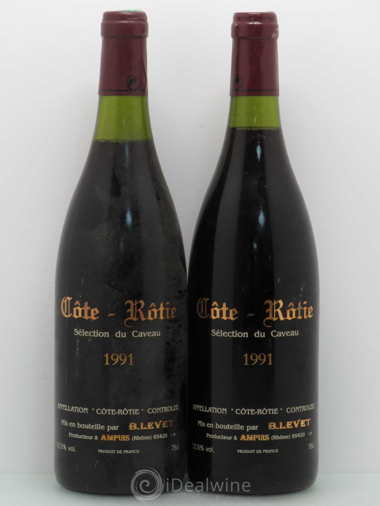 Côte-Rôtie Levet 1991 - Lot de 2 bouteilles - 1