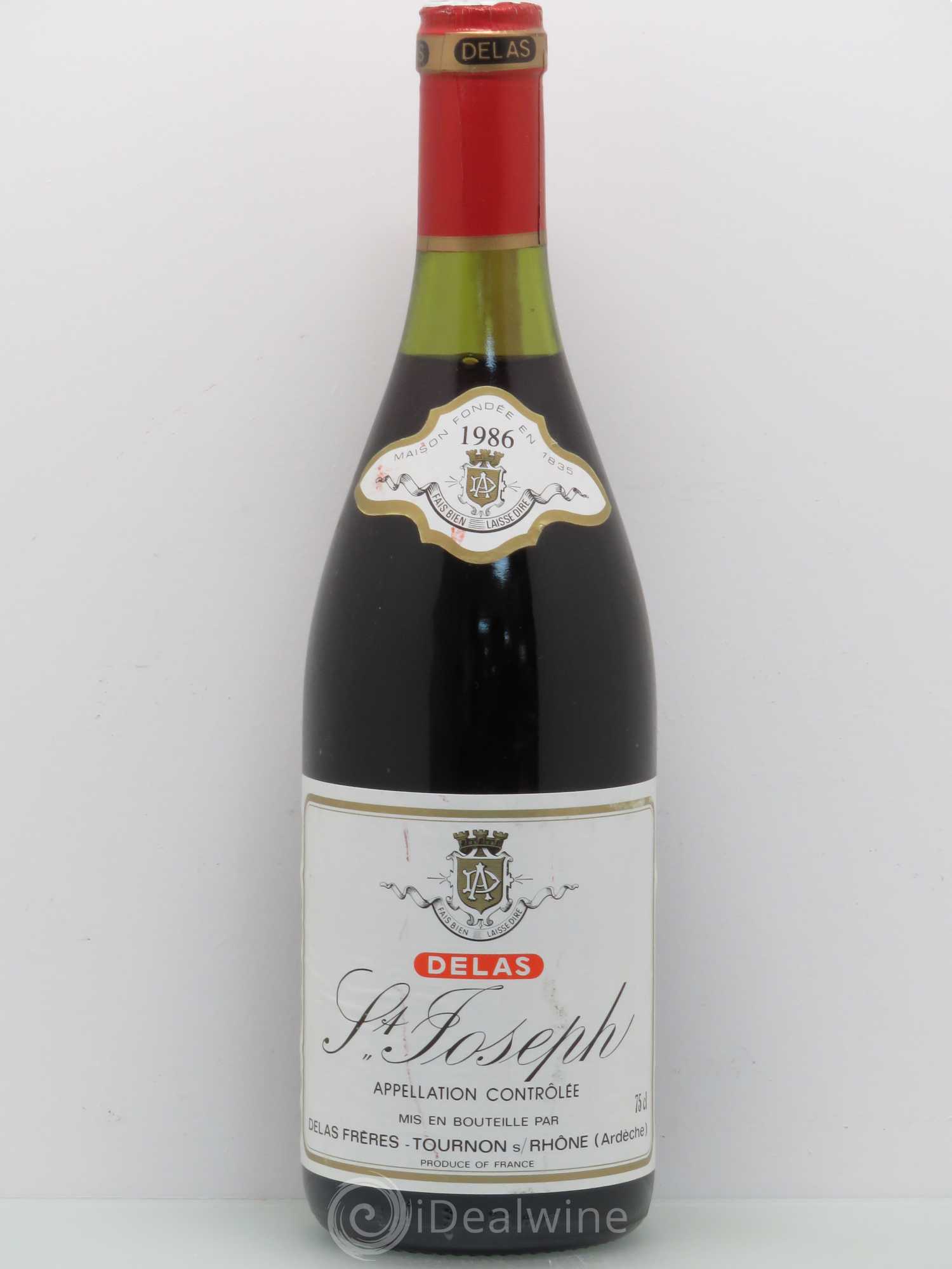 Saint-Joseph Delas 1986 - Lot de 1 bouteille - 0
