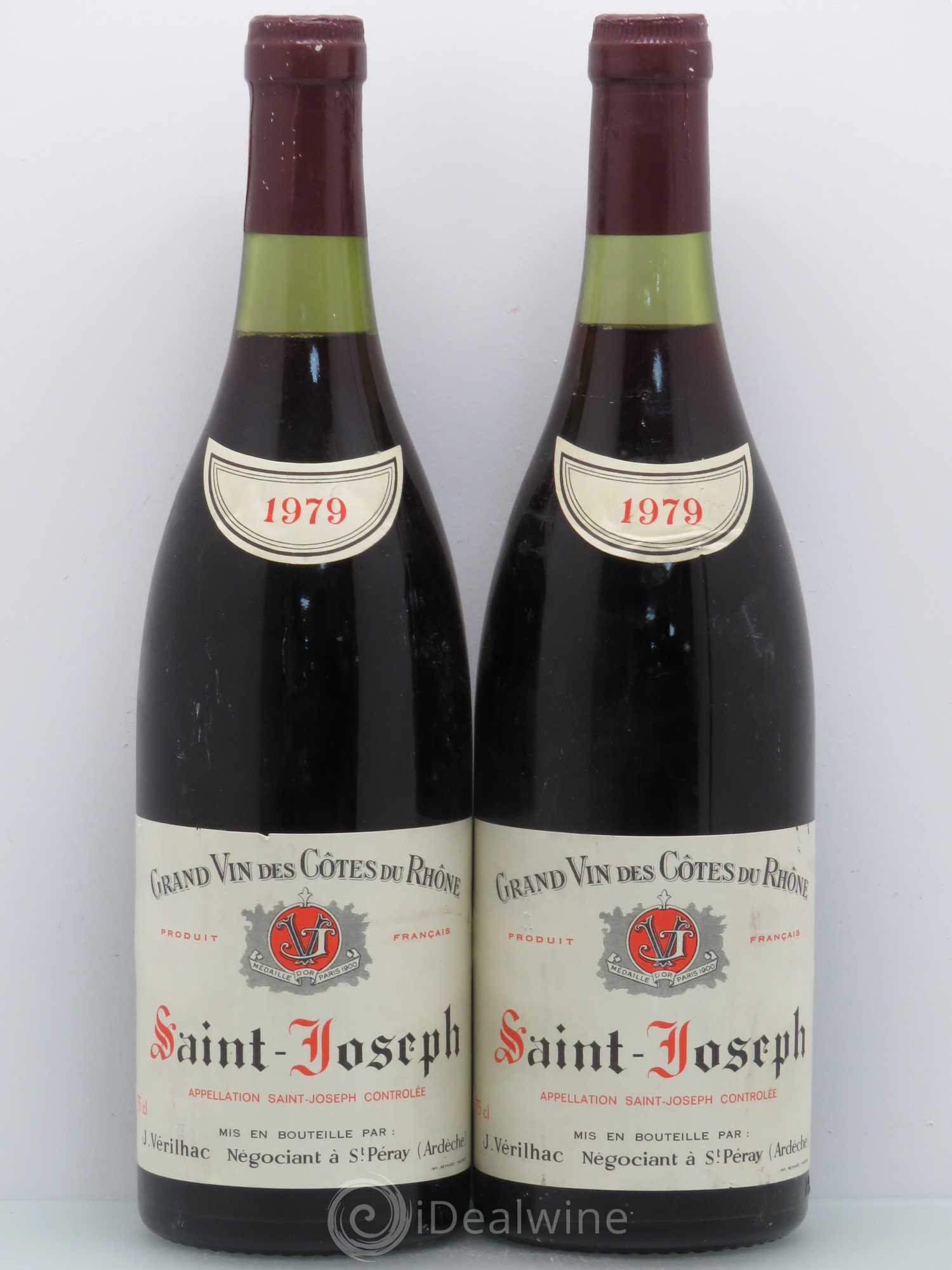 Saint-Joseph Verilhac 1979 - Posten von 2 Flaschen - 0