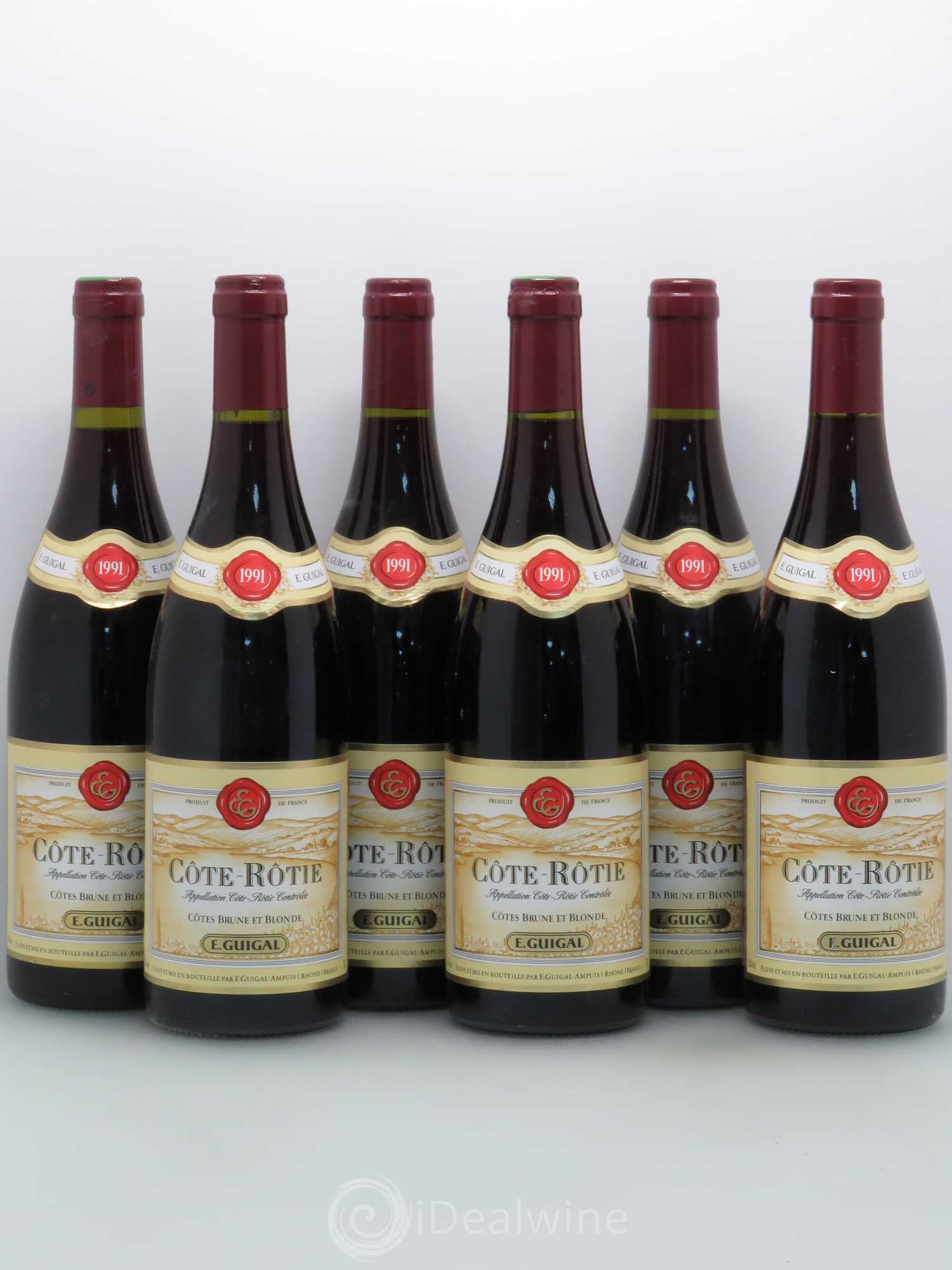 Côte-Rôtie Guigal 1991 - Lot de 6 bouteilles - 0