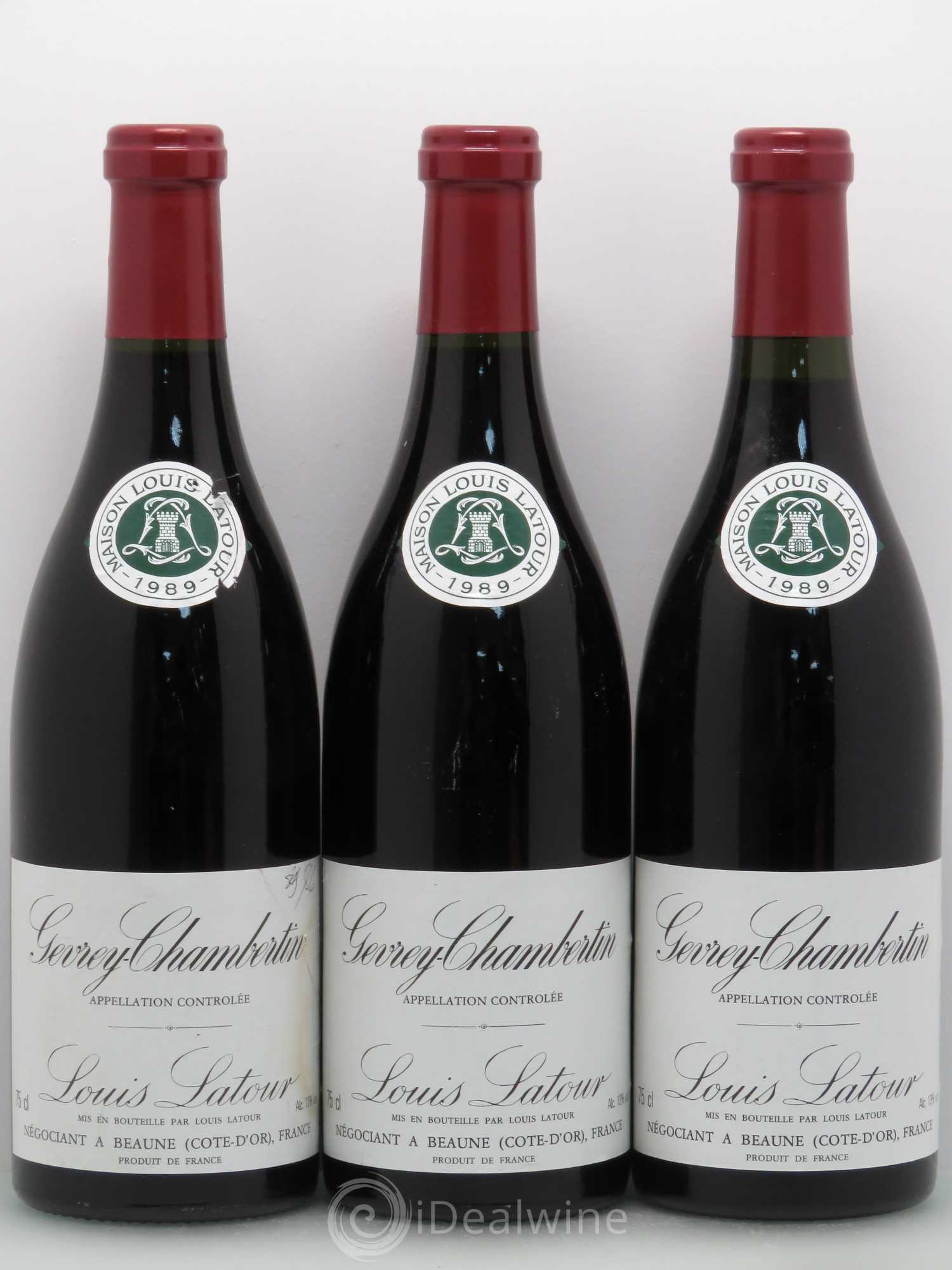 Gevrey-Chambertin Latour 1989 - Lot de 6 bouteilles - 2