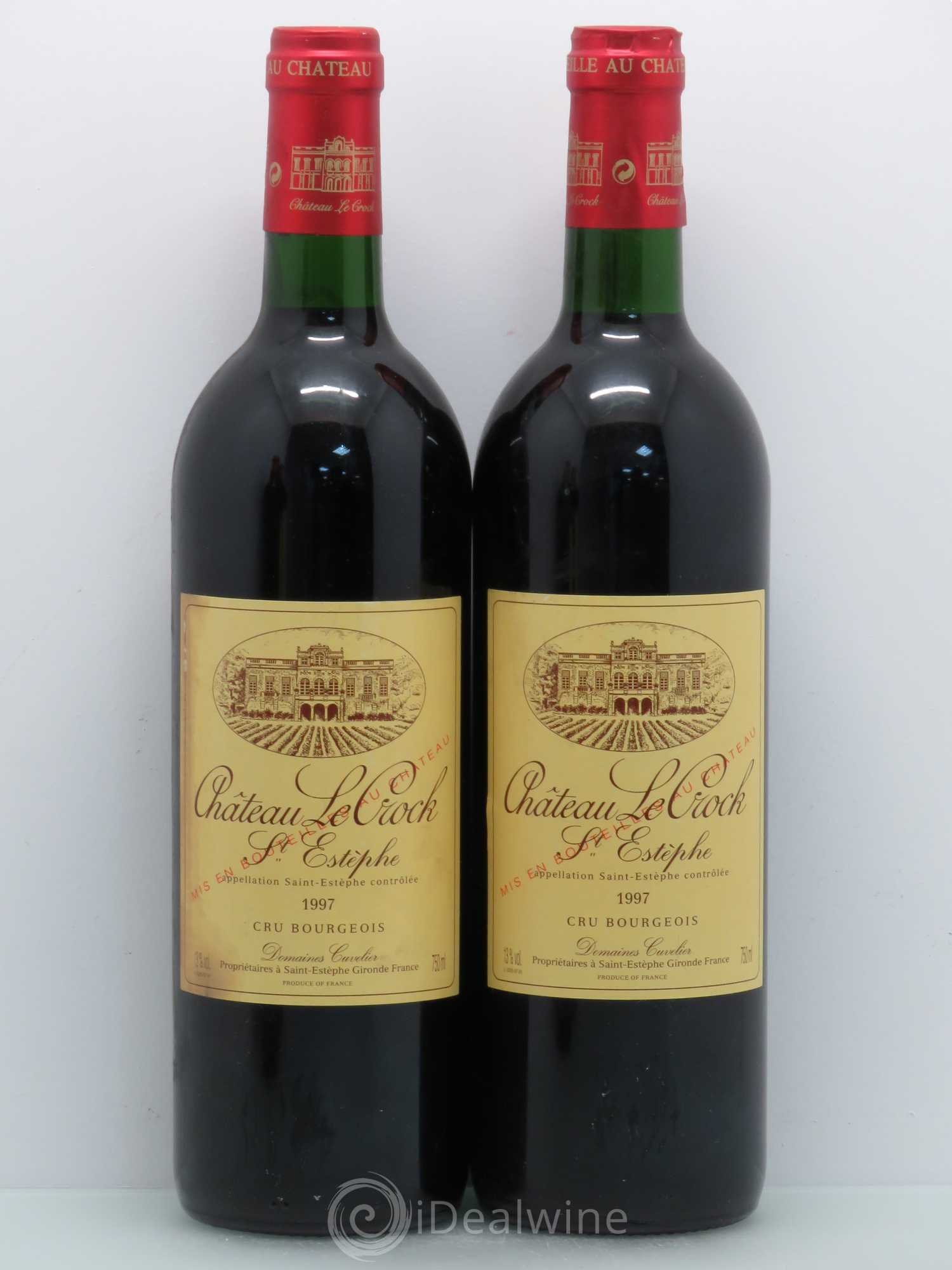 Château le Crock Cru Bourgeois 1997 - Lot de 4 bouteilles - 1