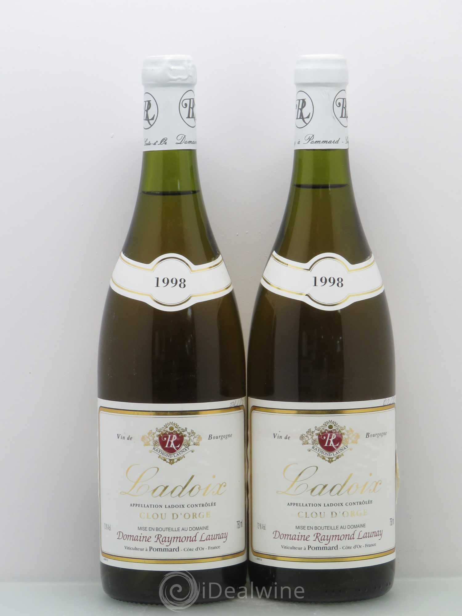 Ladoix Clou DOrge Raymond Launay 1998 - Posten von 2 Flaschen - 0