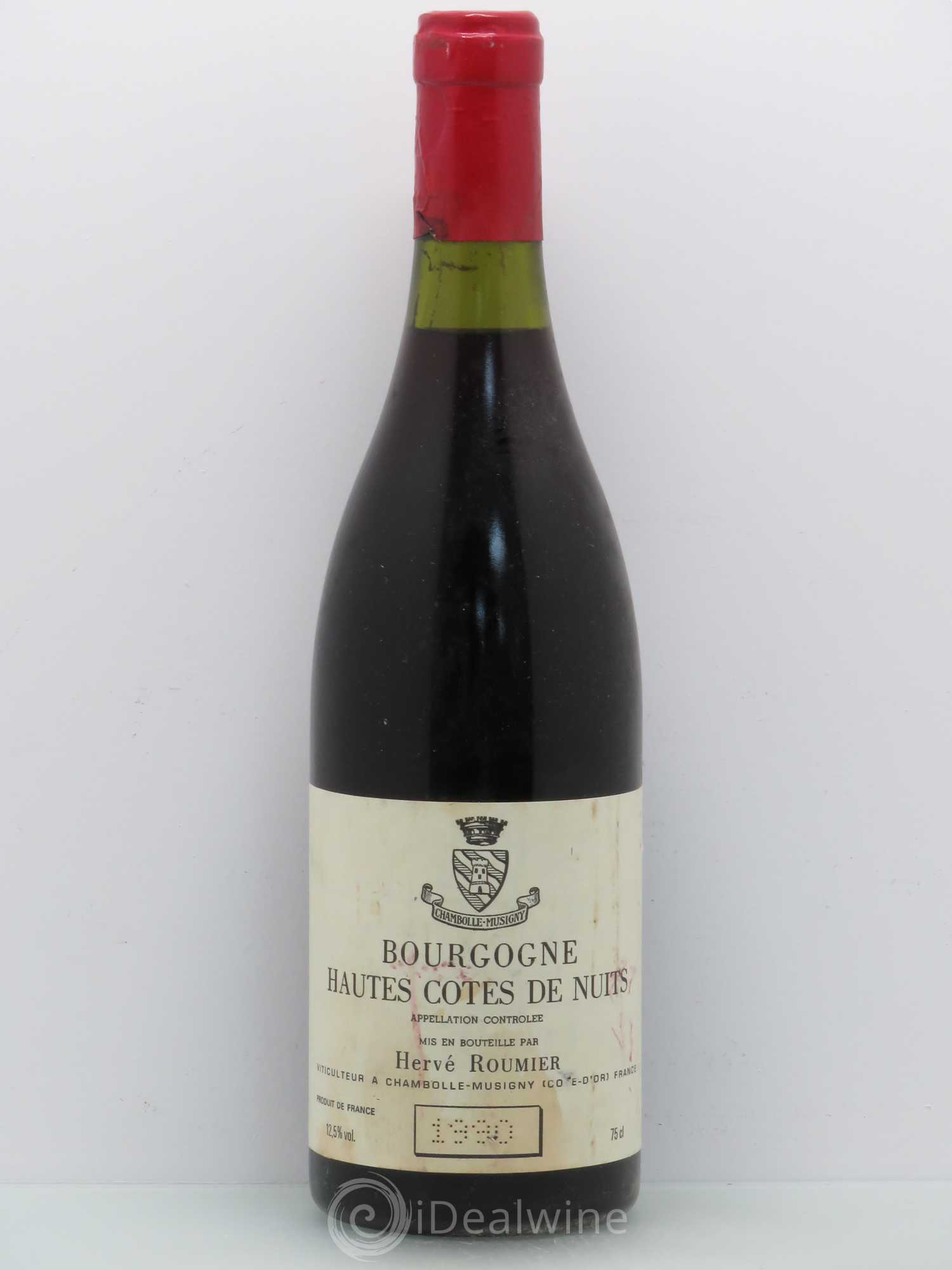 Hautes-Côtes de Nuits Hervé Roumier 1990 - Lot de 1 bouteille - 0
