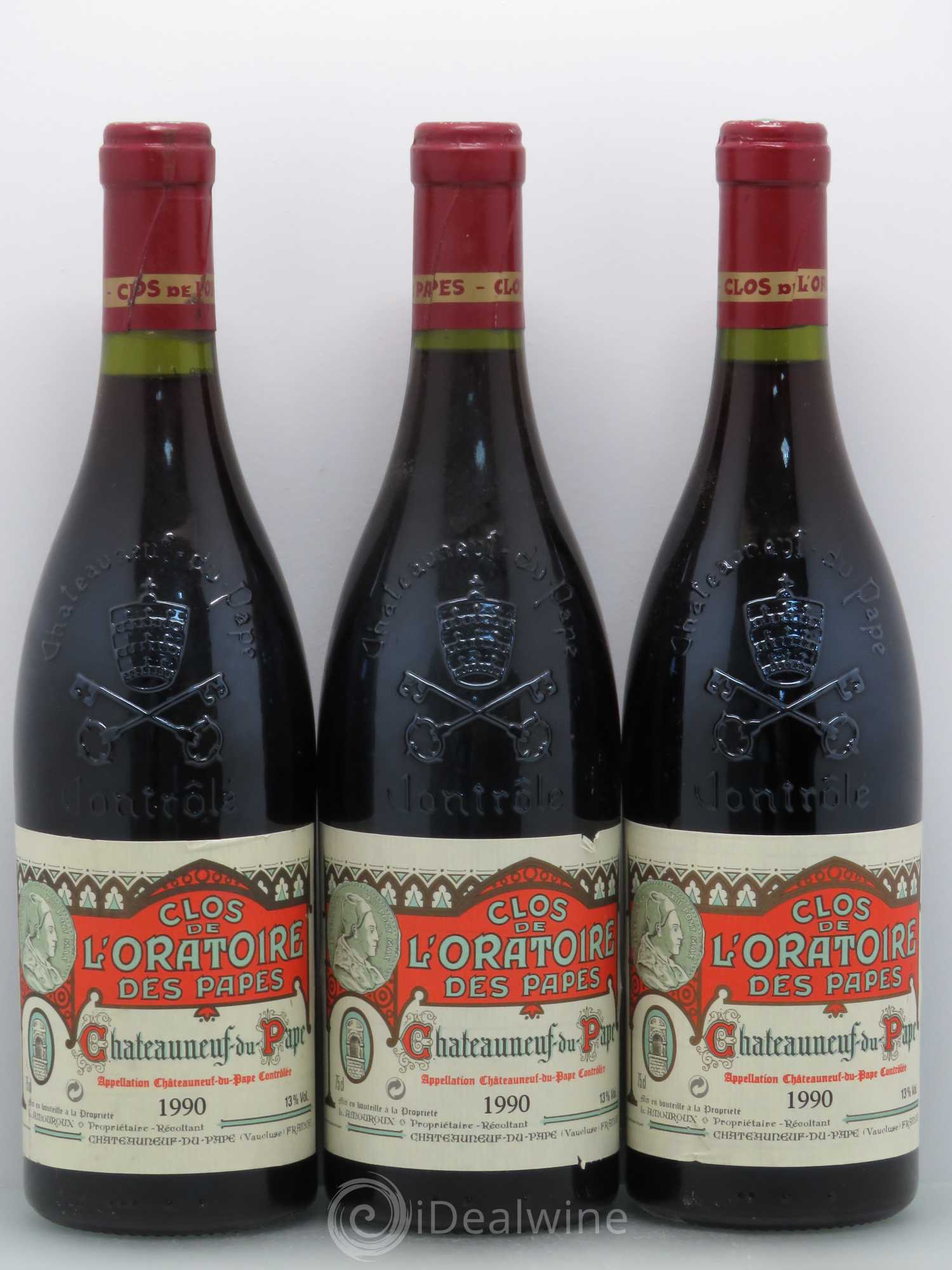 Châteauneuf-du-Pape Clos de l'Oratoire des Papes 1990 - Lot de 6 bouteilles - 2