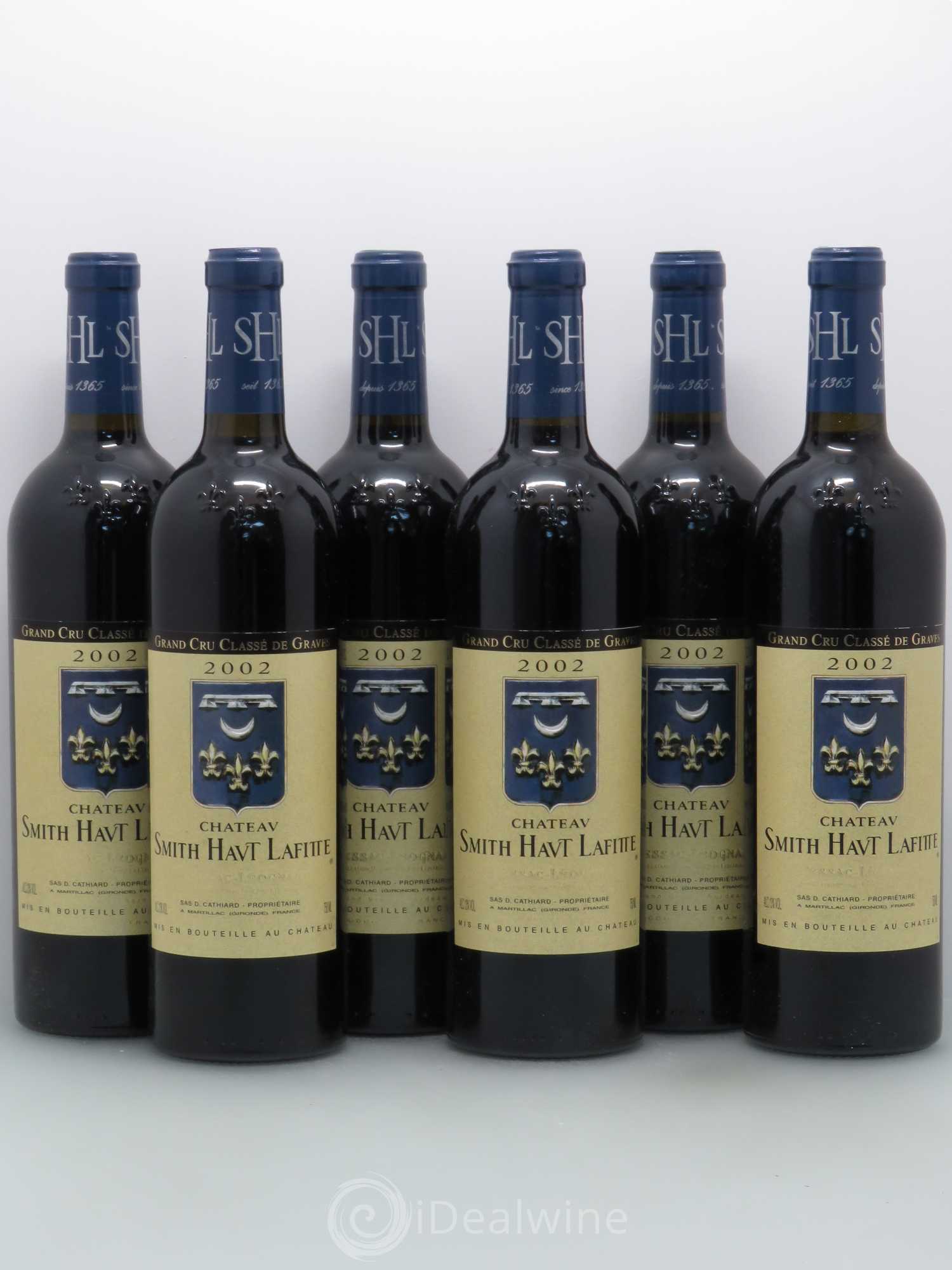 Château Smith Haut Lafitte Cru Classé de Graves 2002 - Lot de 6 bouteilles - 0