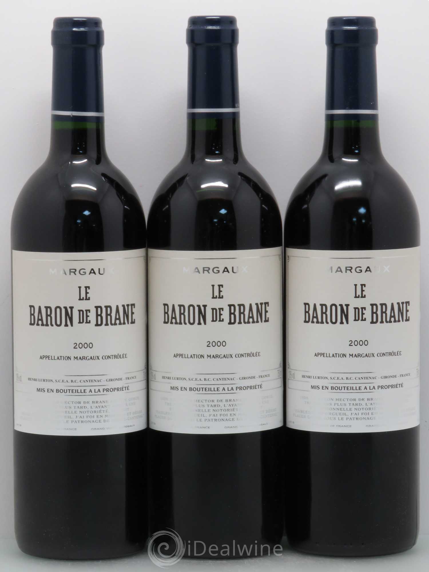 Baron de Brane Second Vin 2000 - Lot de 12 bouteilles - 2