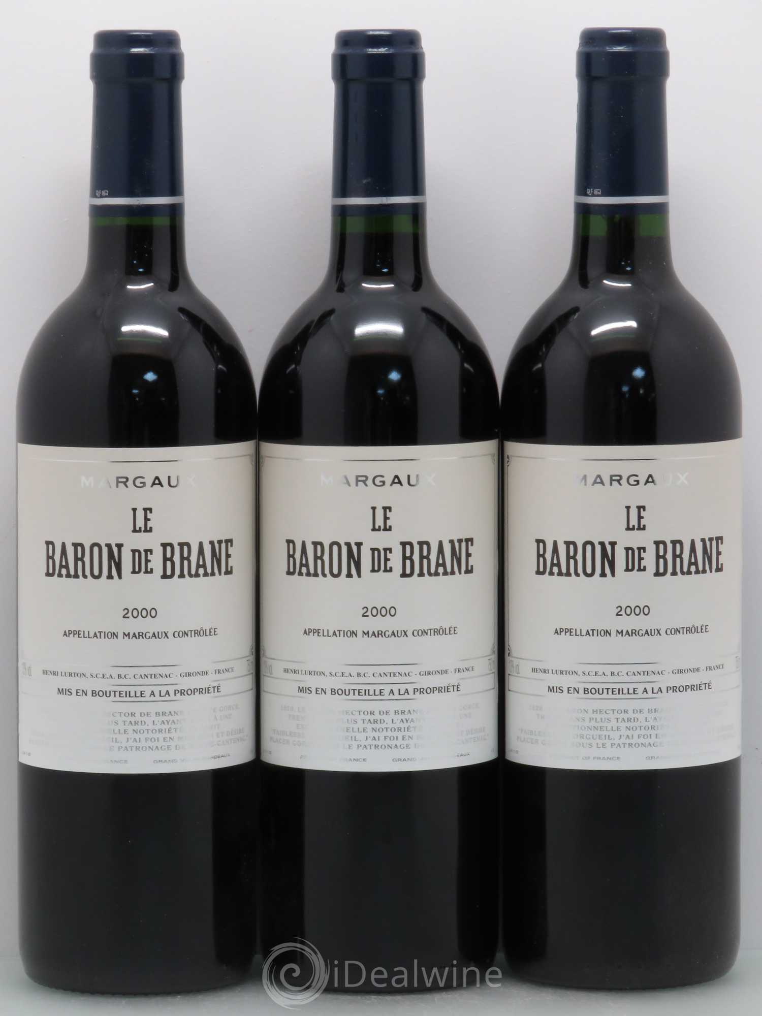 Baron de Brane Second Vin 2000 - Lot de 12 bouteilles - 3