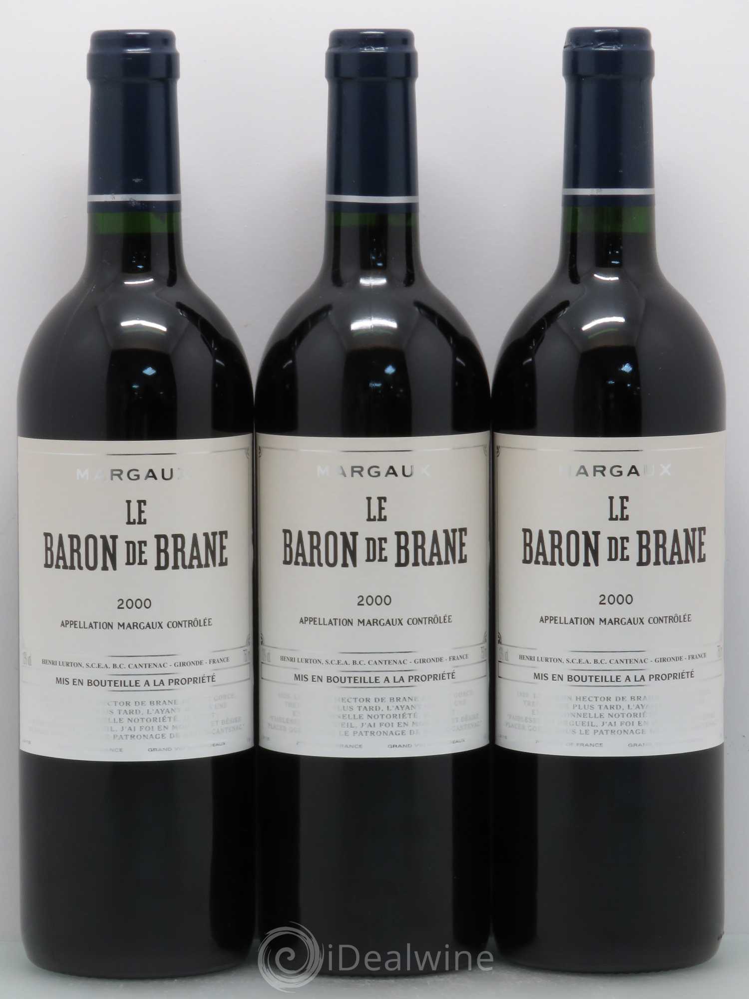 Baron de Brane Second Vin 2000 - Lot de 12 bouteilles - 4