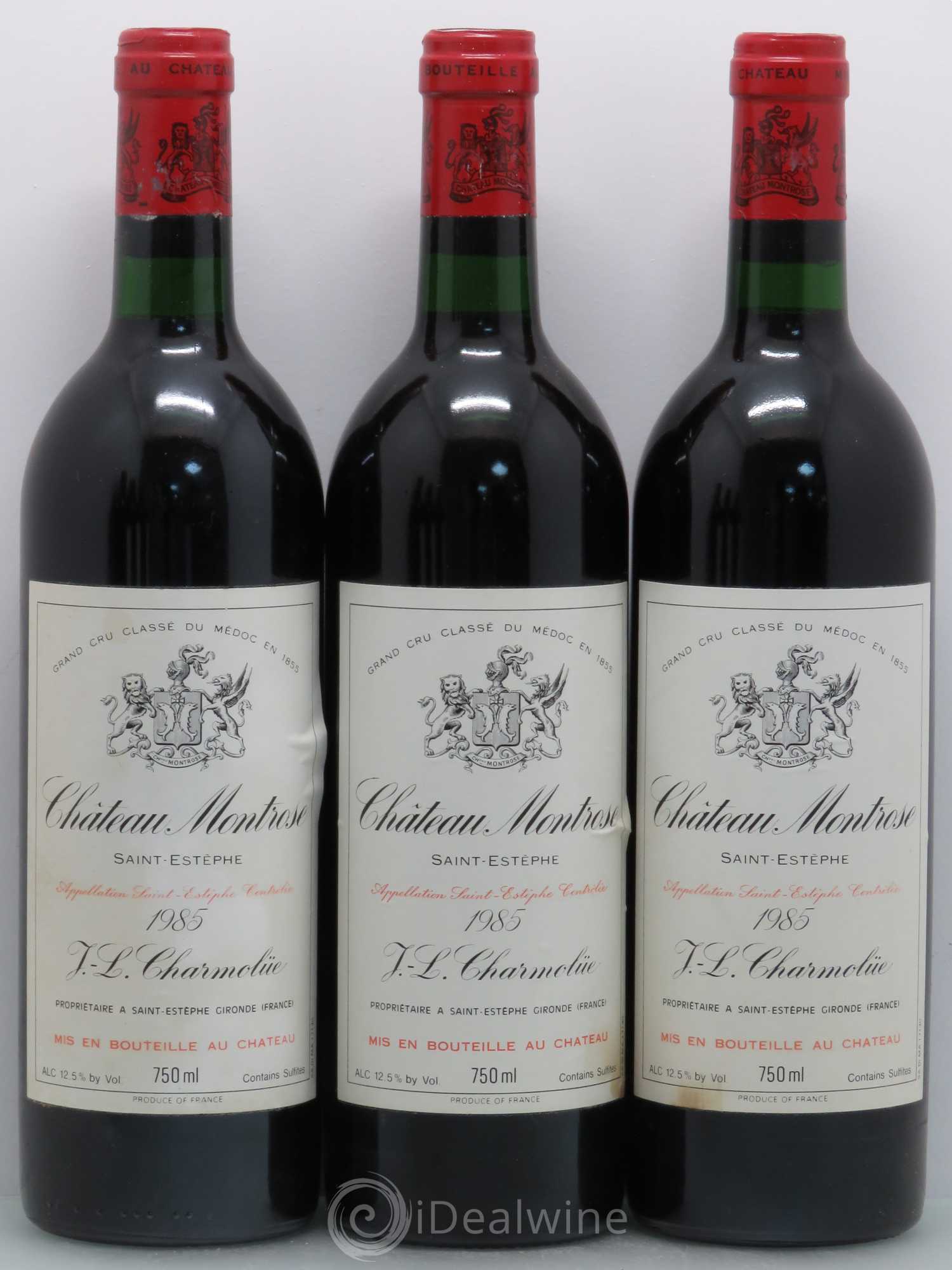 Château Montrose 2ème Grand Cru Classé 1985 - Lot de 6 bouteilles - 1