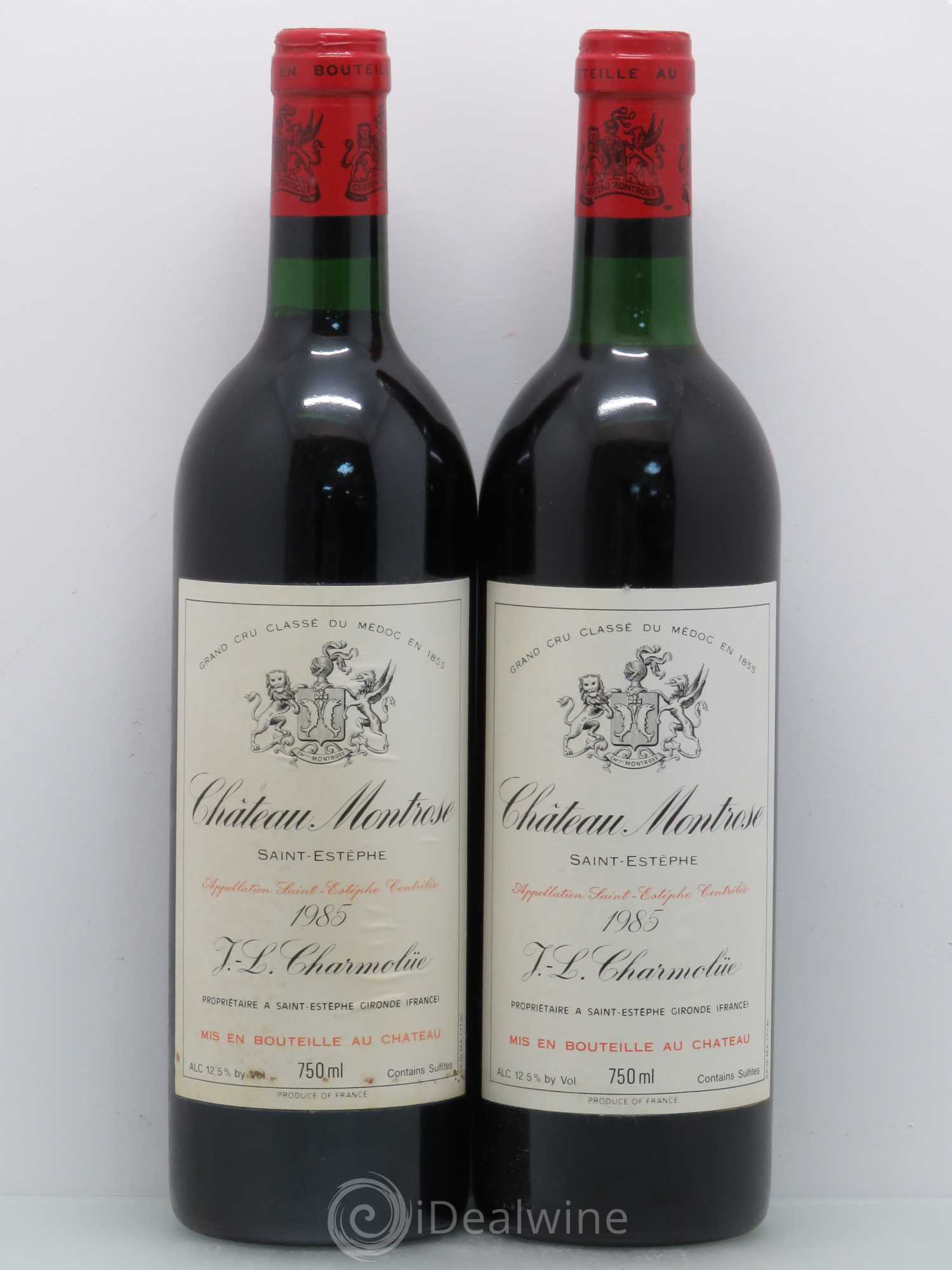 Château Montrose 2ème Grand Cru Classé 1985 - Lot de 2 bouteilles - 0