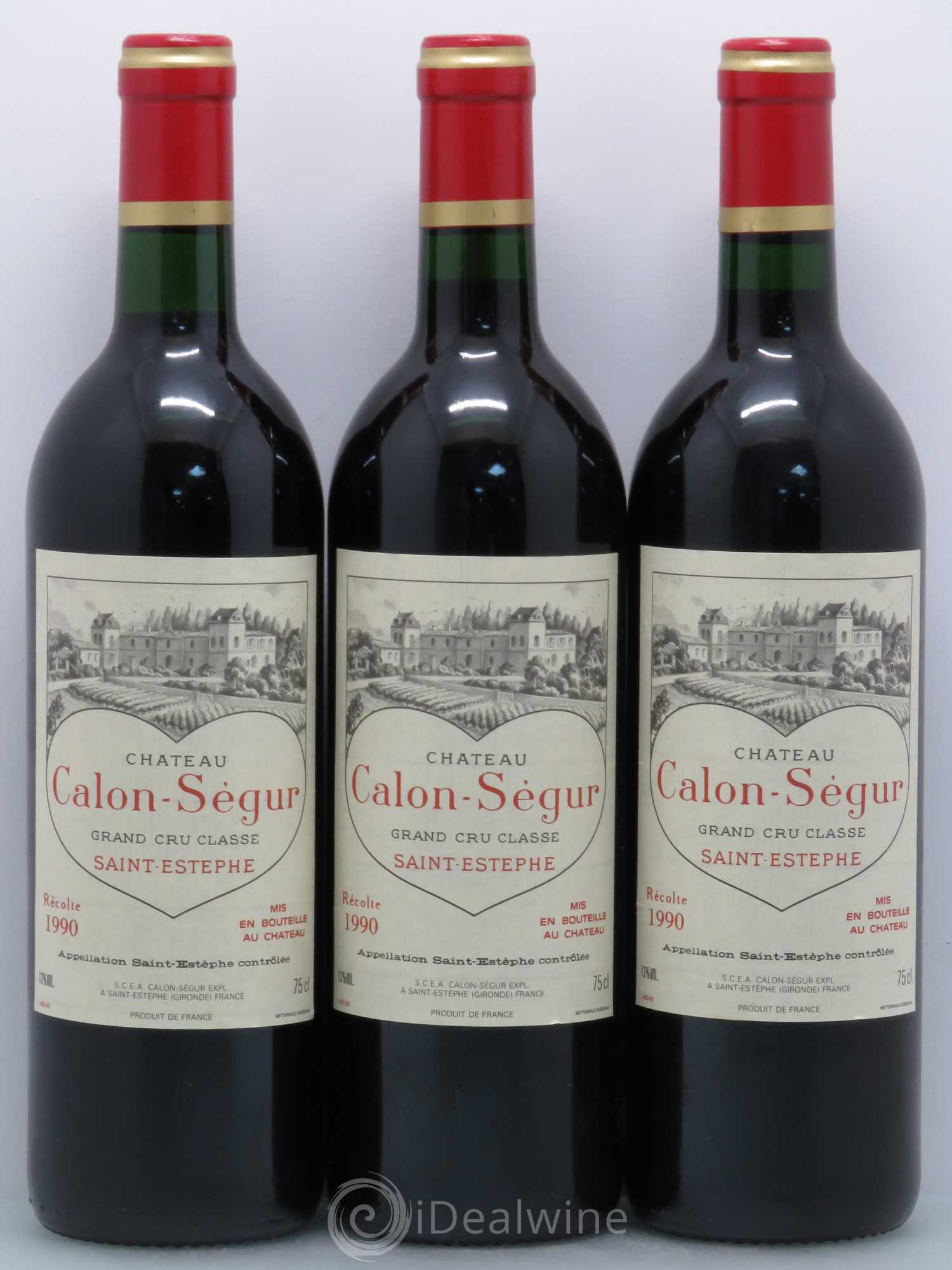 Château Calon Ségur 3ème Grand Cru Classé 1990 - Lot de 6 bouteilles - 2
