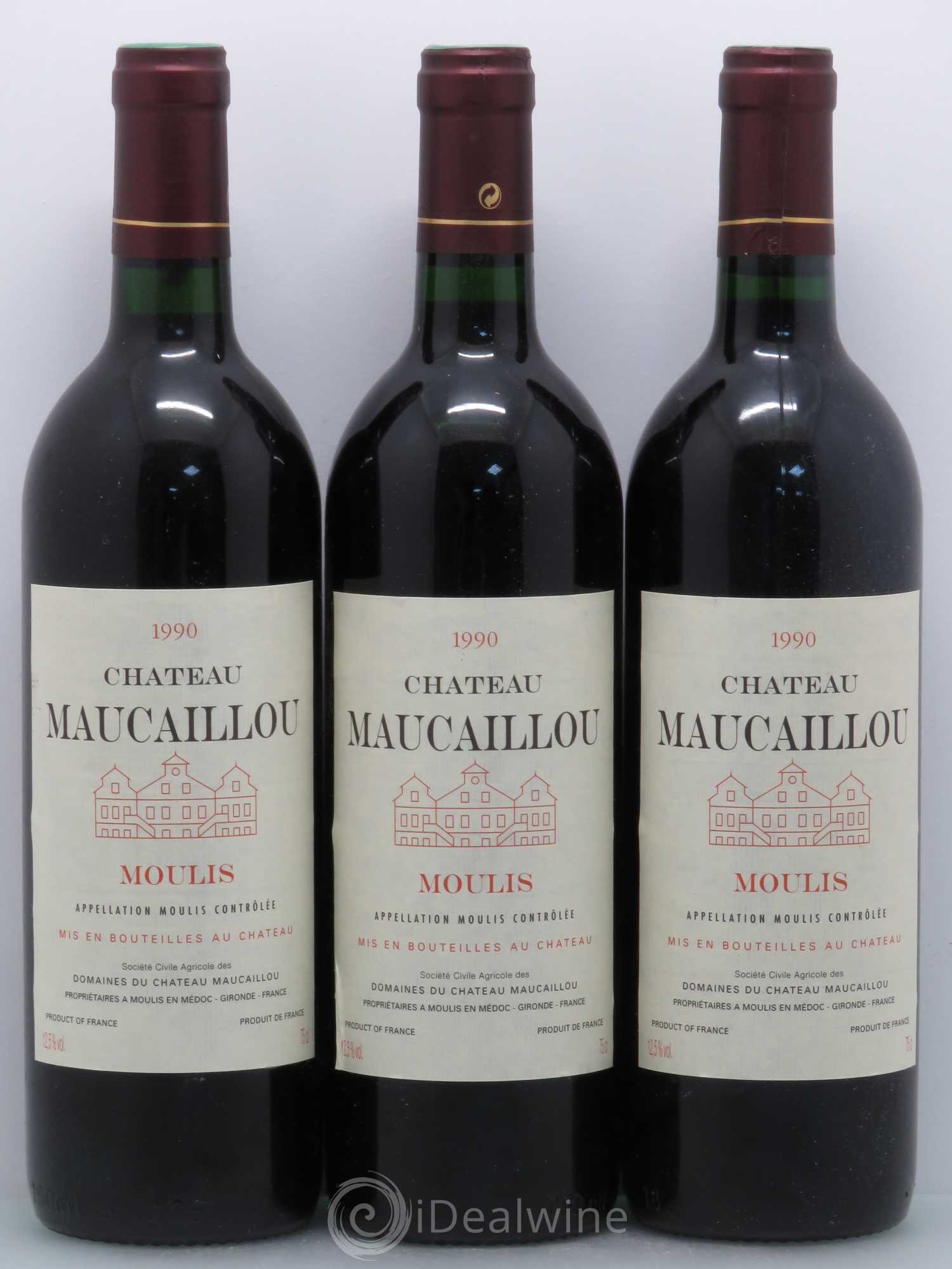 Château Maucaillou 1990 - Lot de 6 bouteilles - 2