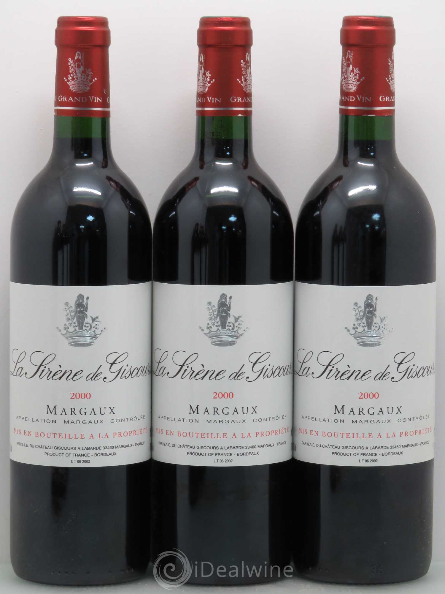 La Sirène de Giscours 2000 - Lot de 6 bouteilles - 1
