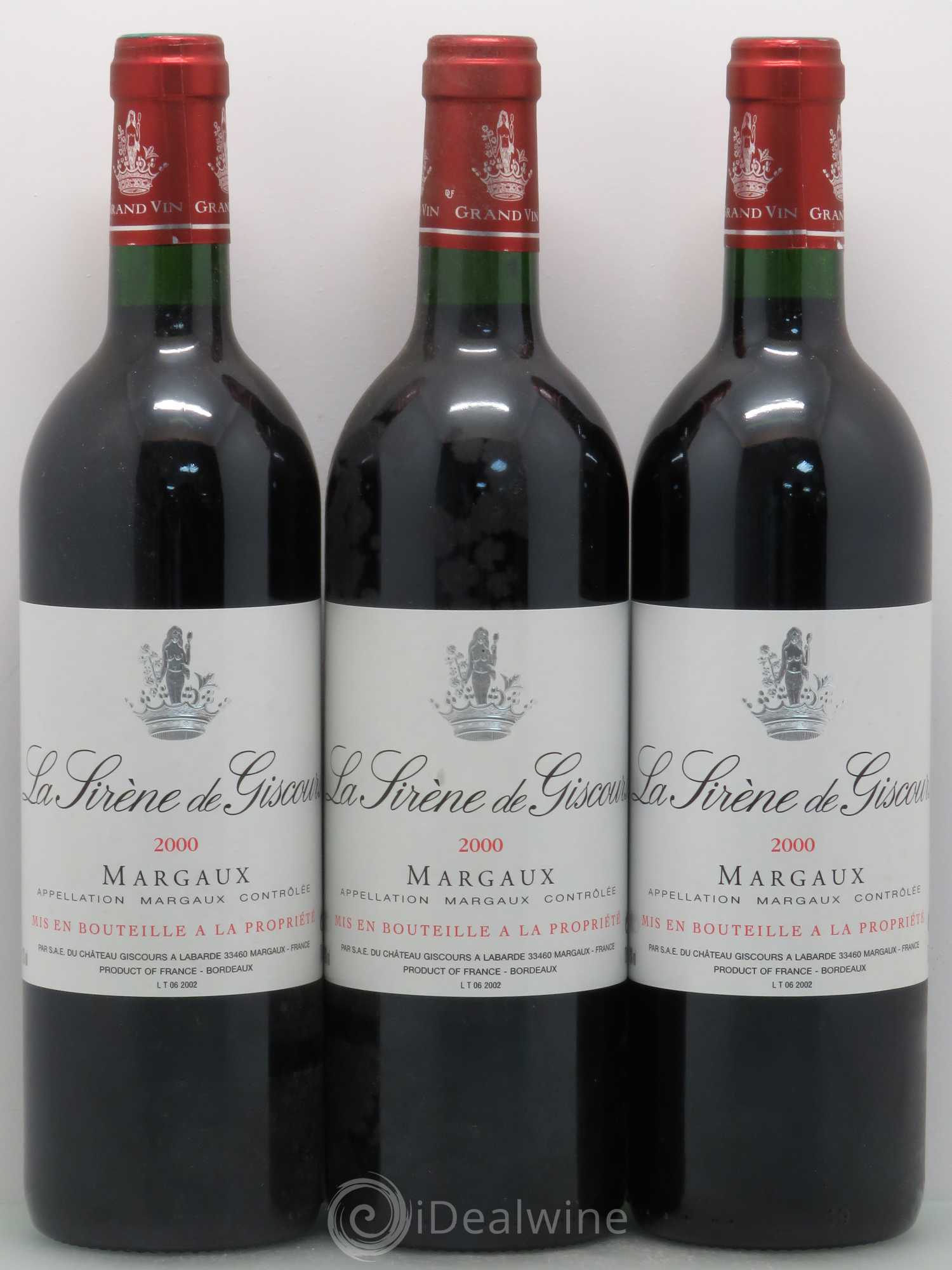 La Sirène de Giscours 2000 - Lot de 6 bouteilles - 2