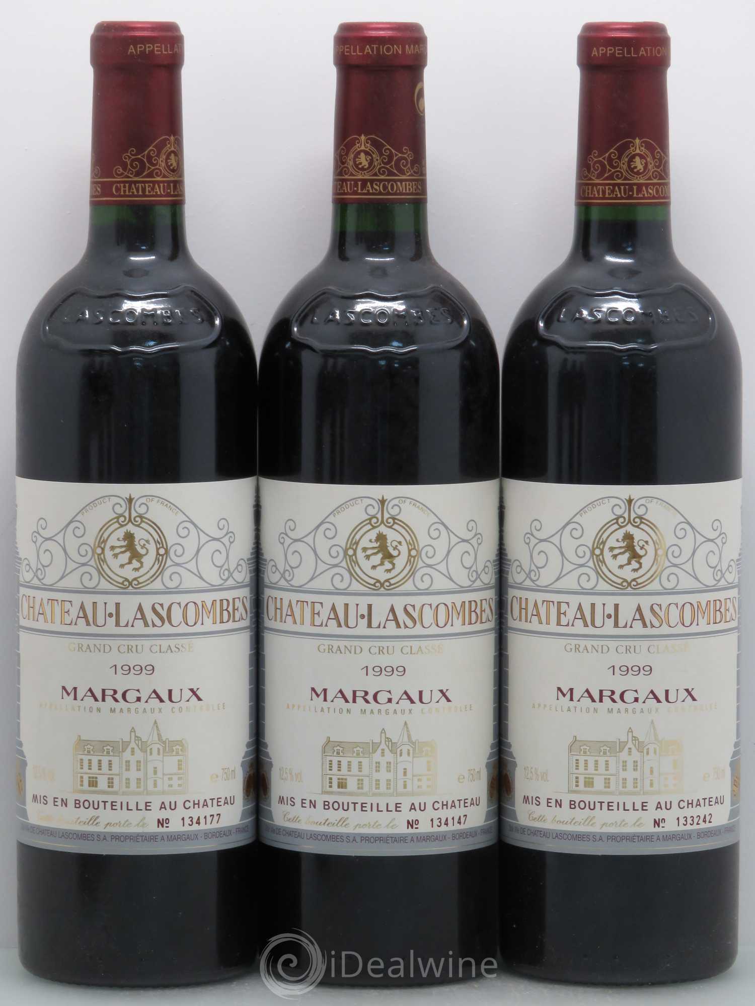 Château Lascombes 2ème Grand Cru Classé 1999 - Lot de 12 bouteilles - 1