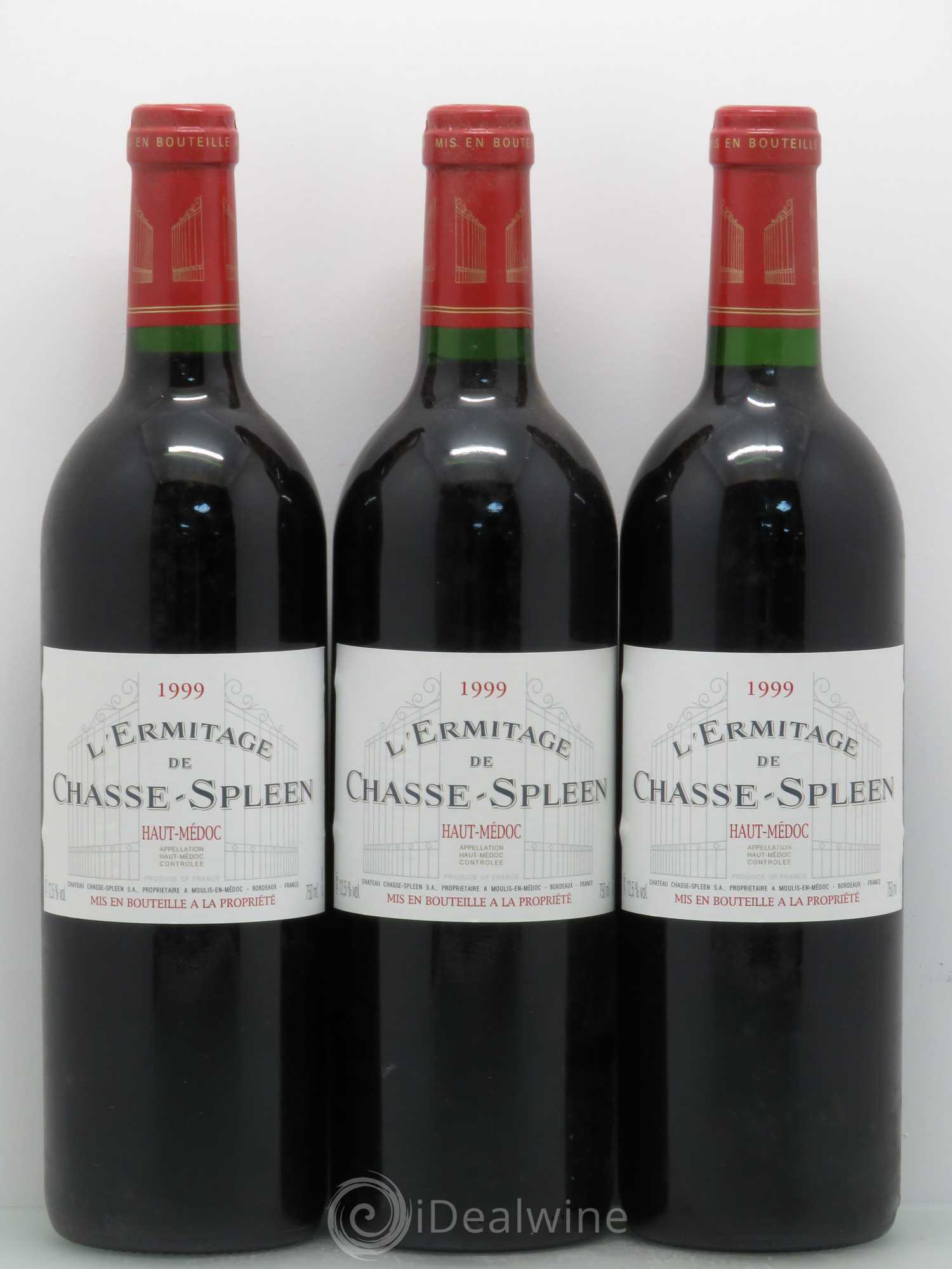 Héritage (Ermitage) de Chasse Spleen 1999 - Lot de 12 bouteilles - 2