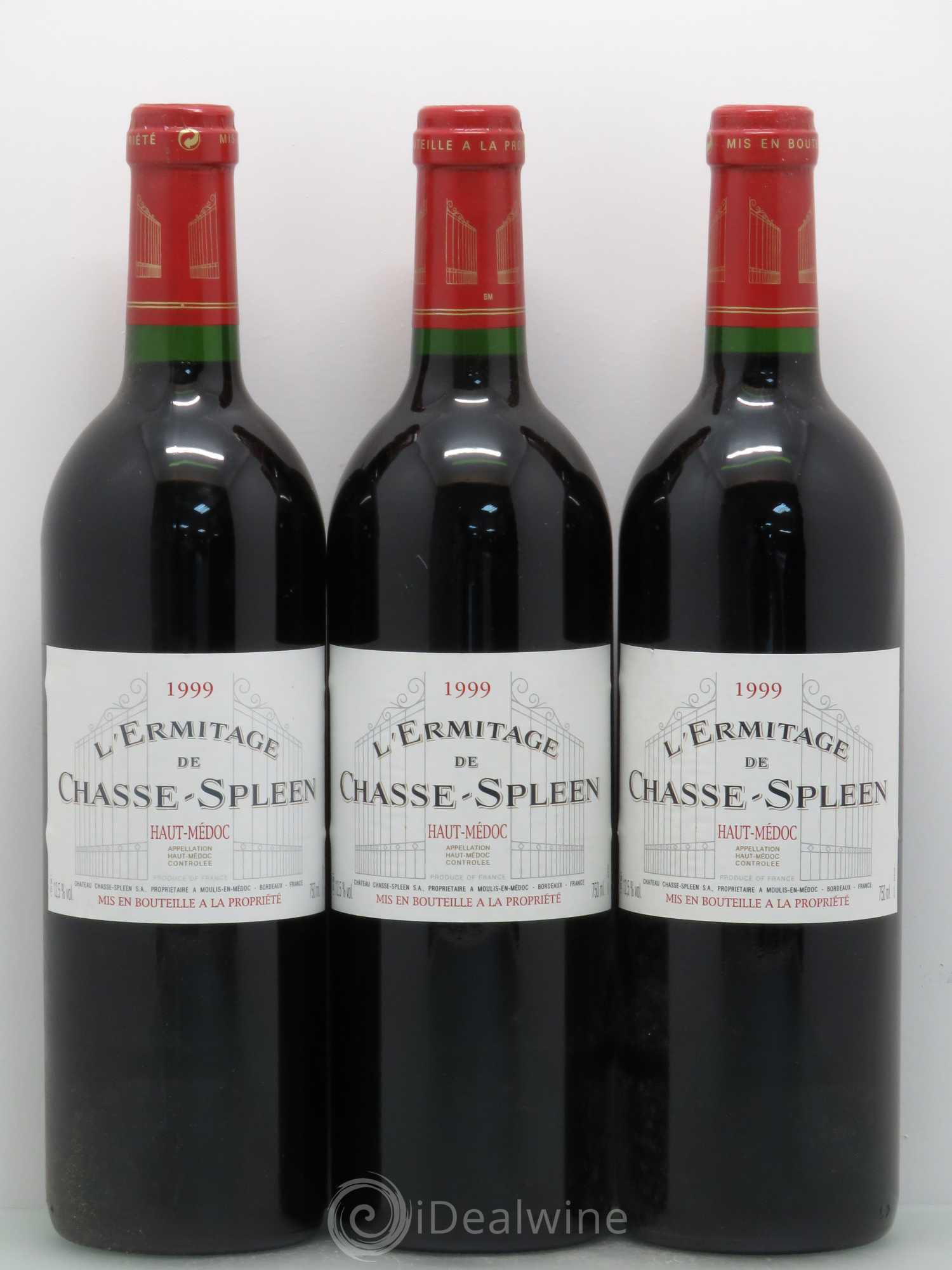 Héritage (Ermitage) de Chasse Spleen 1999 - Lot de 12 bouteilles - 3