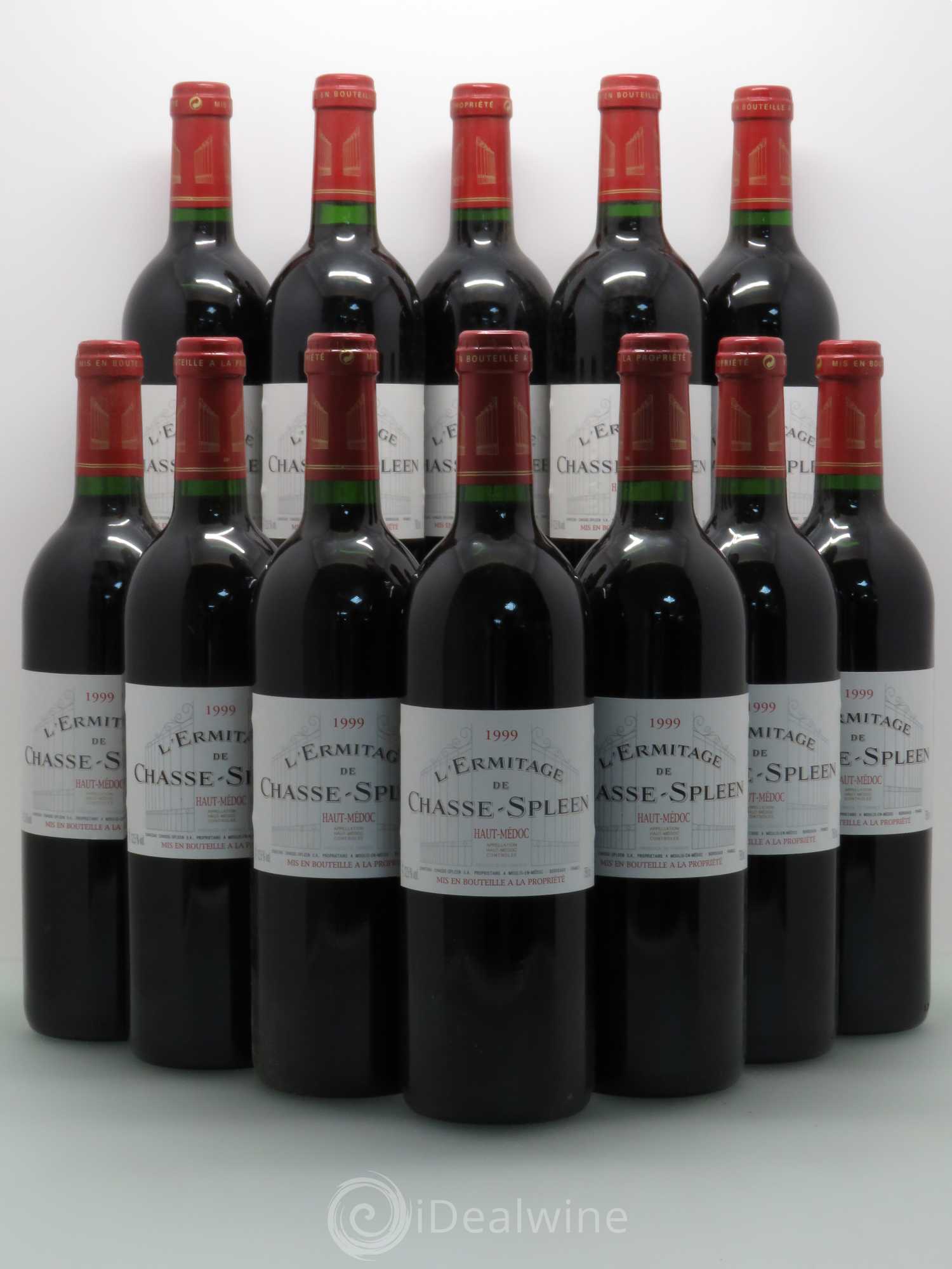 Héritage (Ermitage) de Chasse Spleen 1999 - Lot de 12 bouteilles - 0