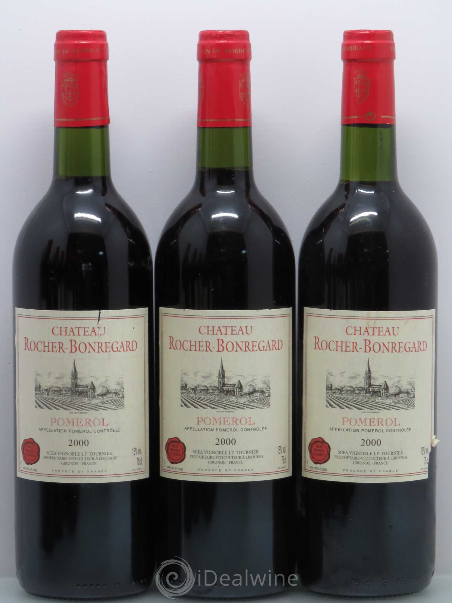 Pomerol Château Rocher Bonregard 2000 - Lot de 12 bouteilles - 1