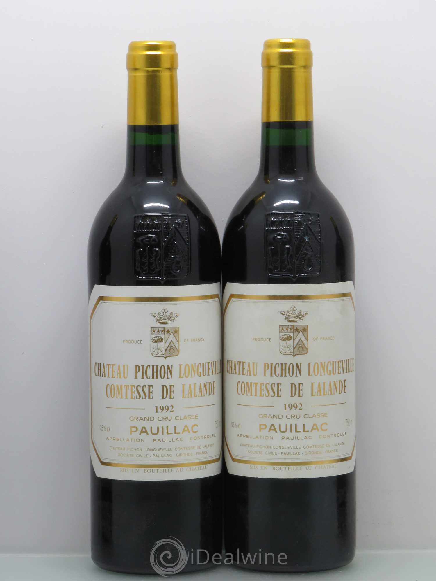 Château Pichon Longueville Comtesse de Lalande 2ème Grand Cru Classé 1992 - Lot de 4 bouteilles - 1