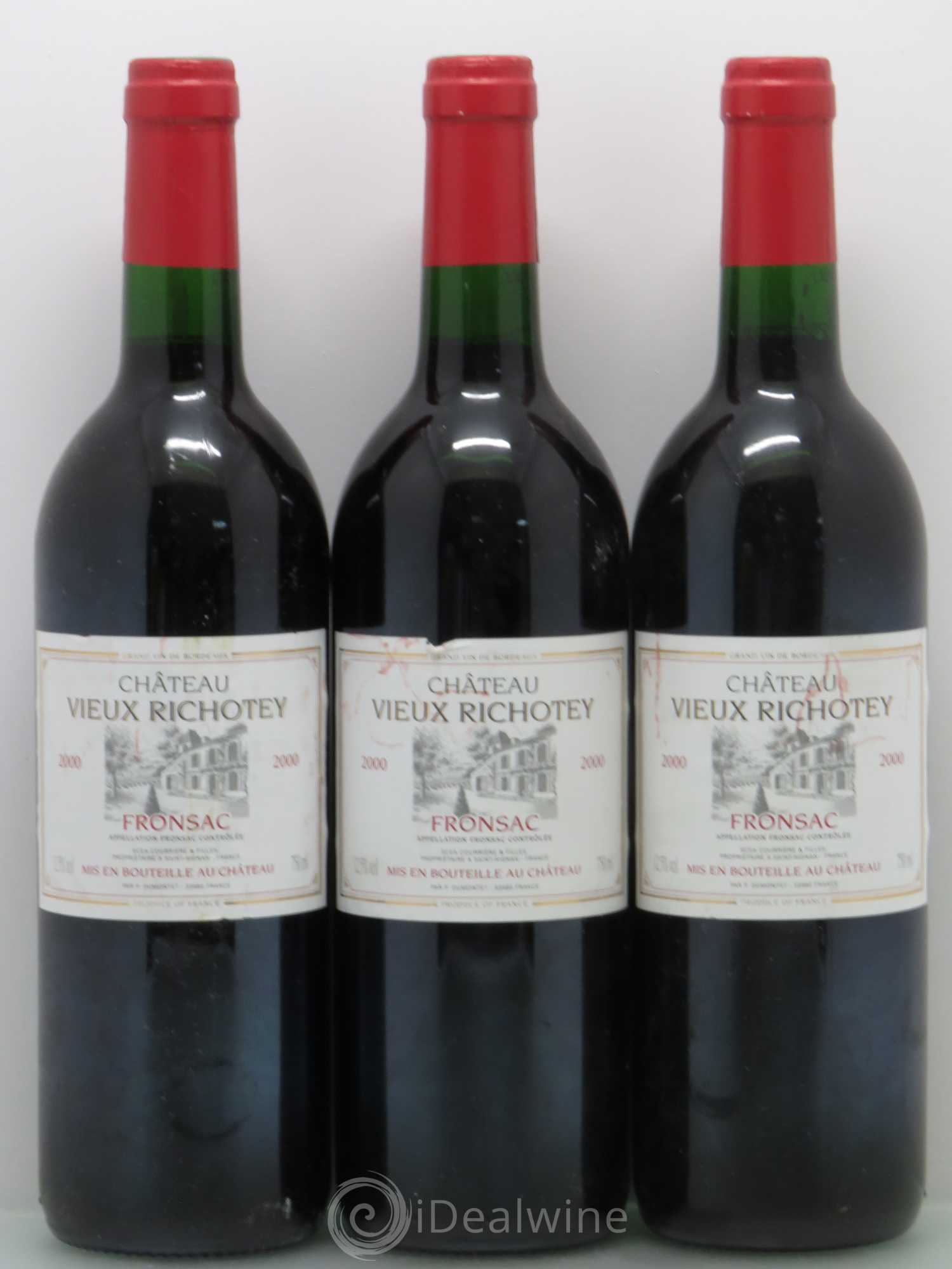 Fronsac Chateau Vieux Richotey (sans prix de réserve) 2000 - Posten von 6 Flaschen - 2
