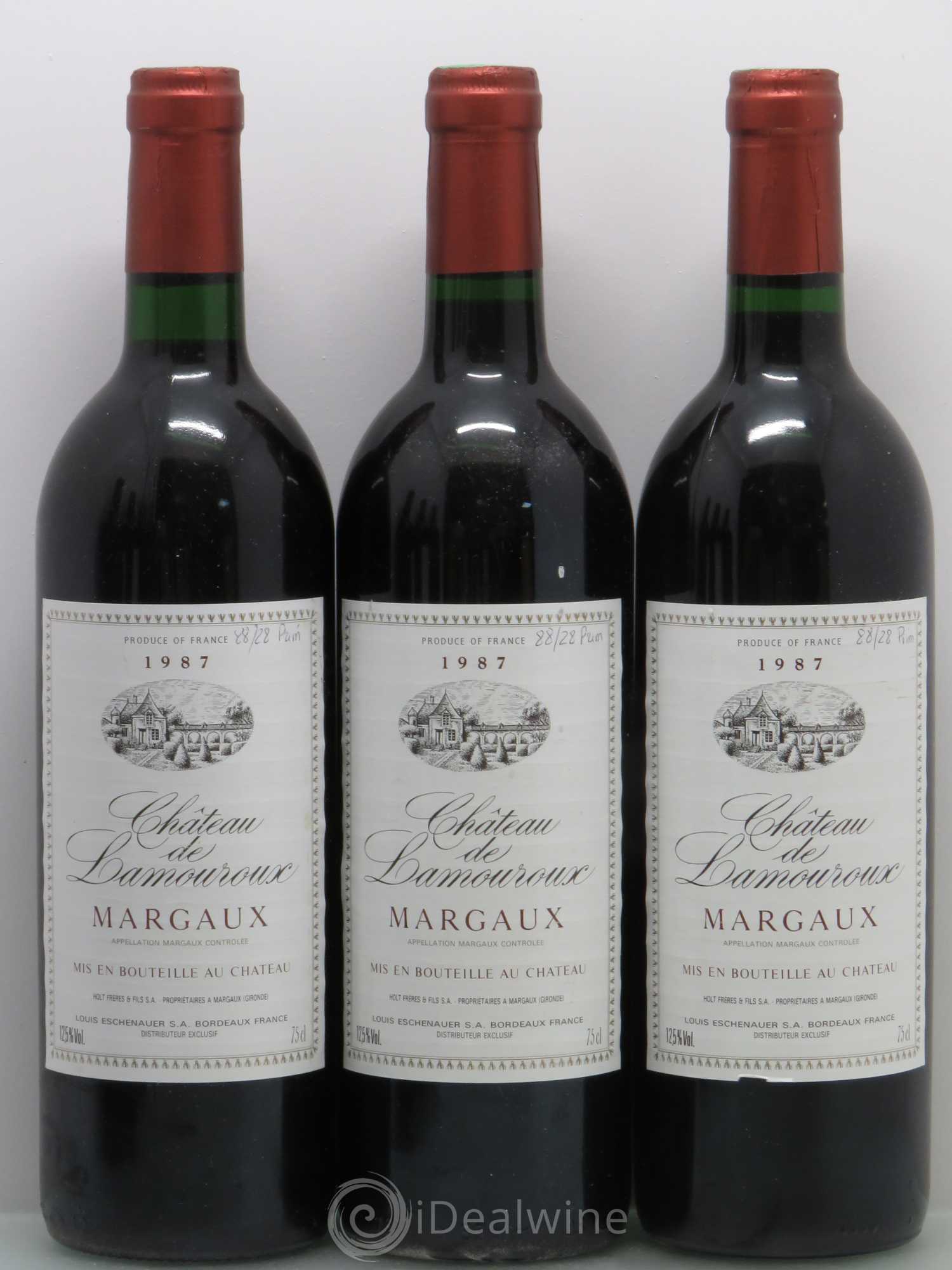 Bordeaux 1987 - Posten von 6 Flaschen - 1