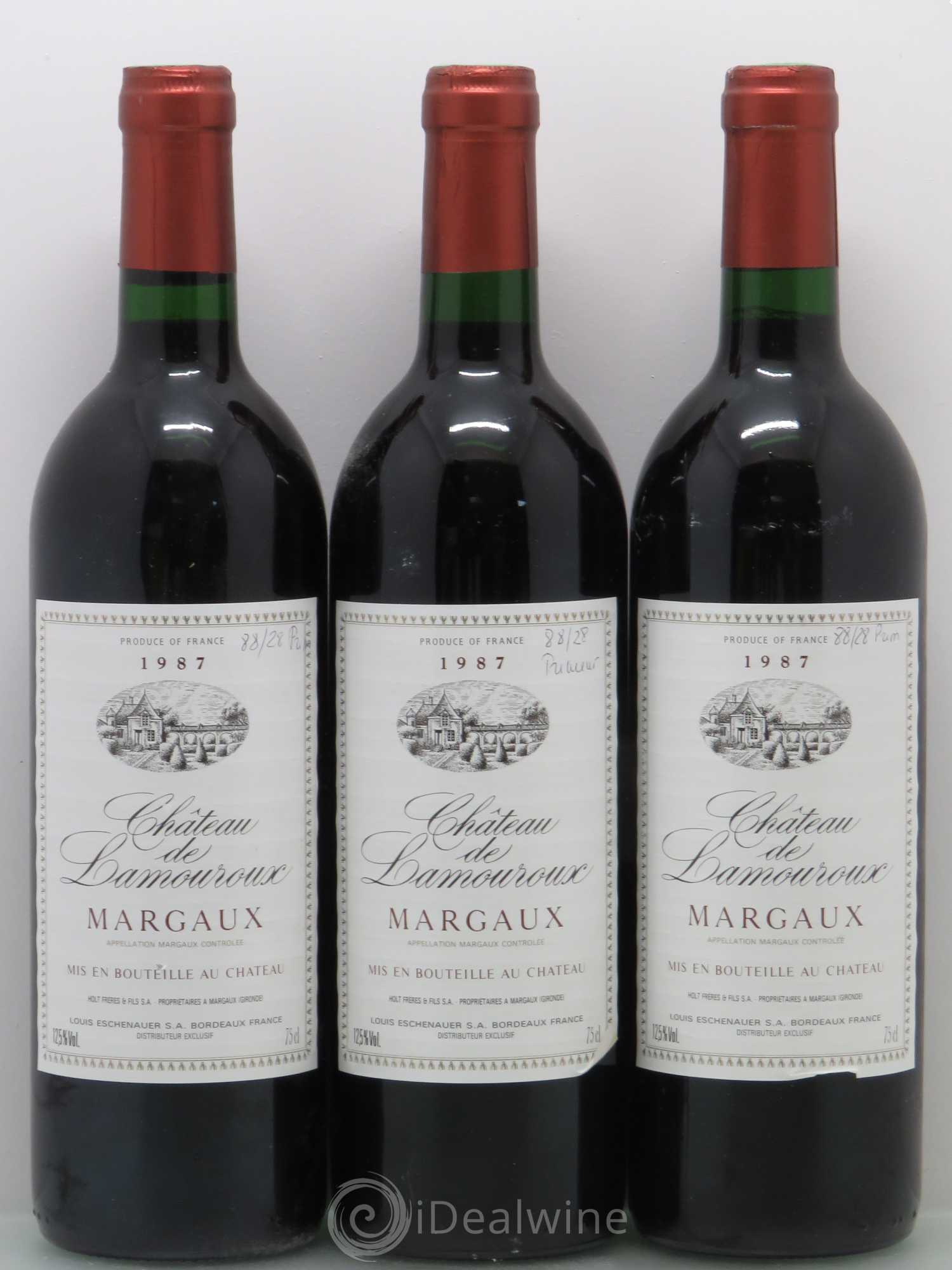 Bordeaux 1987 - Posten von 3 Flaschen - 0