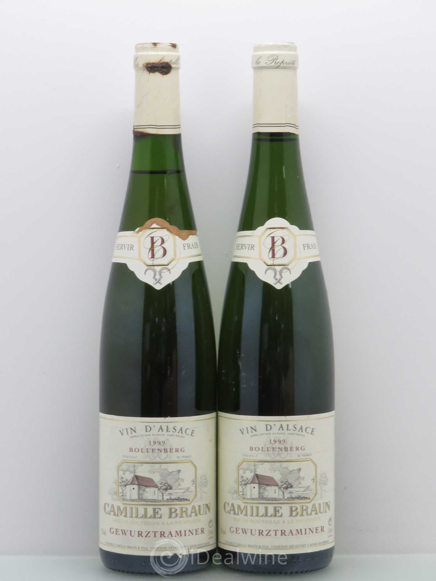 Gewurztraminer Bollenberg Camille Braun 1999 - Posten von 2 Flaschen - 0