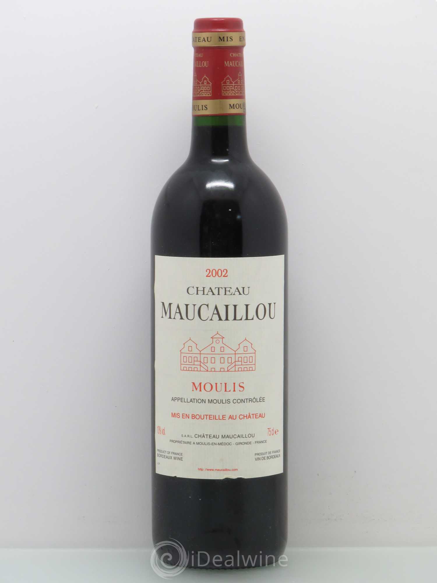 Château Maucaillou 2002 - Lot de 1 bouteille - 0