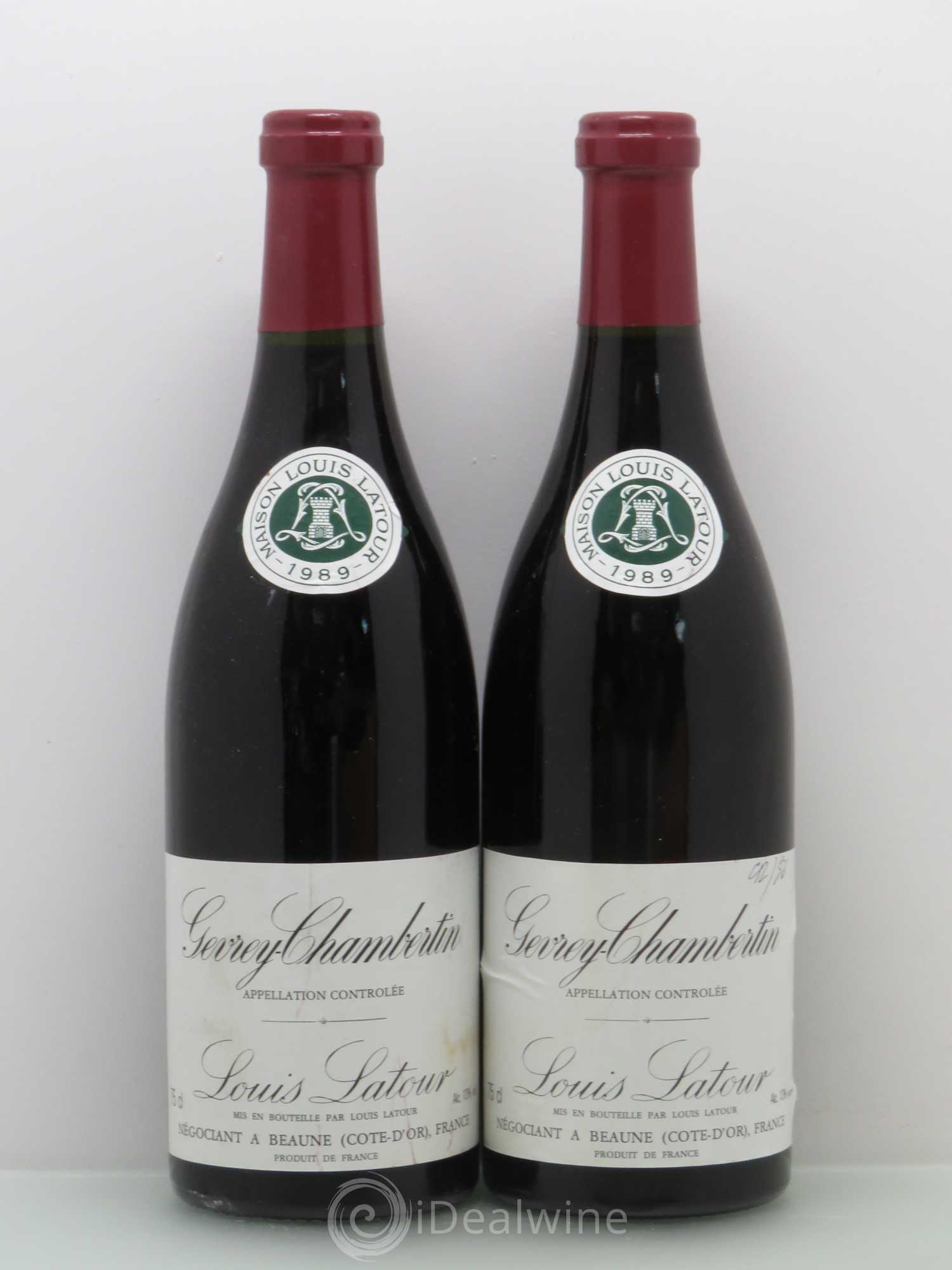 Gevrey-Chambertin Latour 1989 - Lot de 5 bouteilles - 2