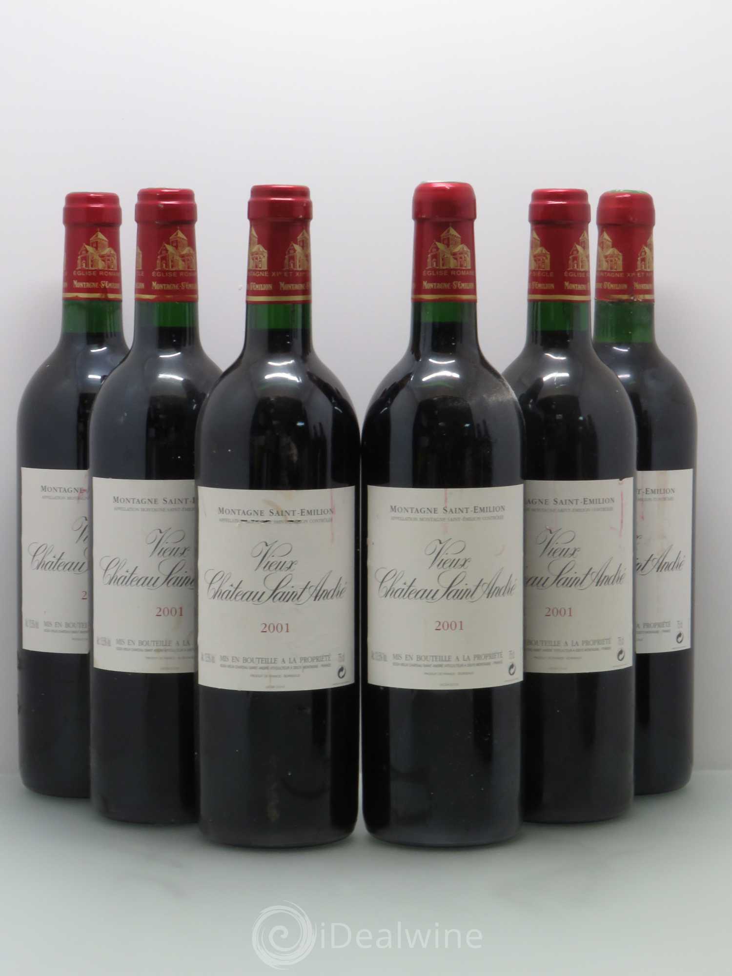 Vieux Château Saint-André 2001 - Lot de 6 bouteilles - 0
