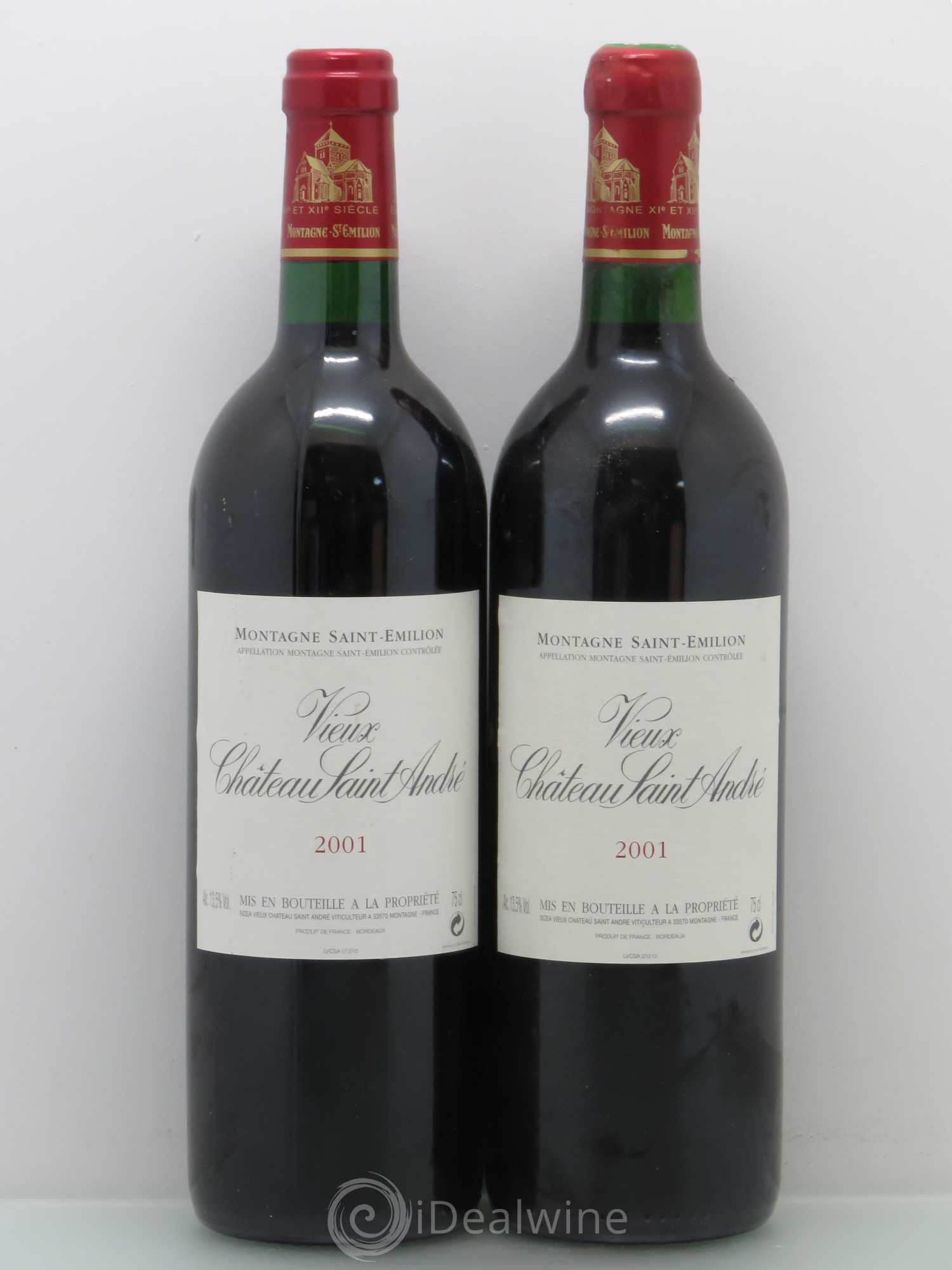 Vieux Château Saint-André 2001 - Lot de 5 bouteilles - 2