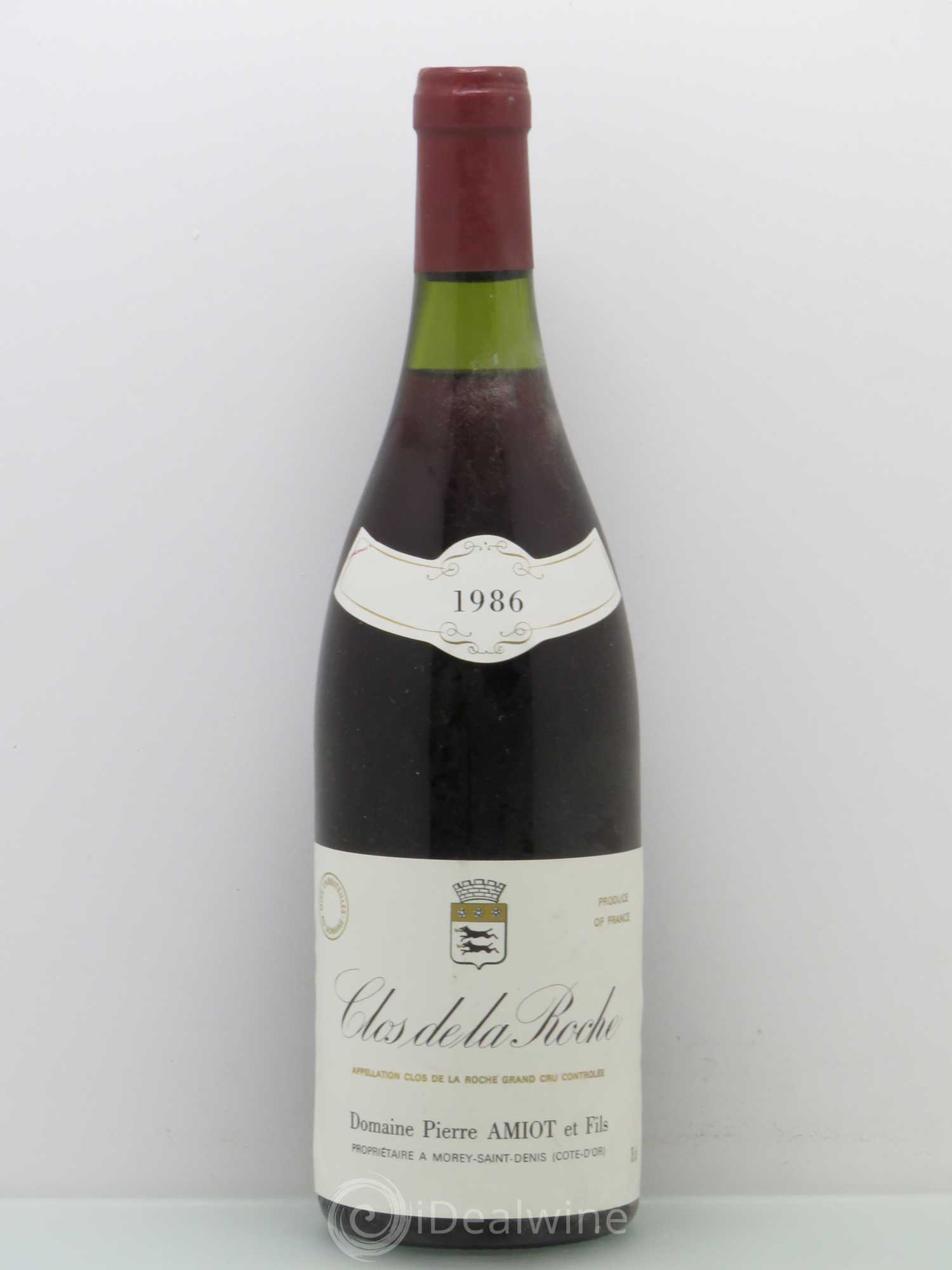 Clos de la Roche Grand Cru 1986 - Posten von 1 Flasche - 0