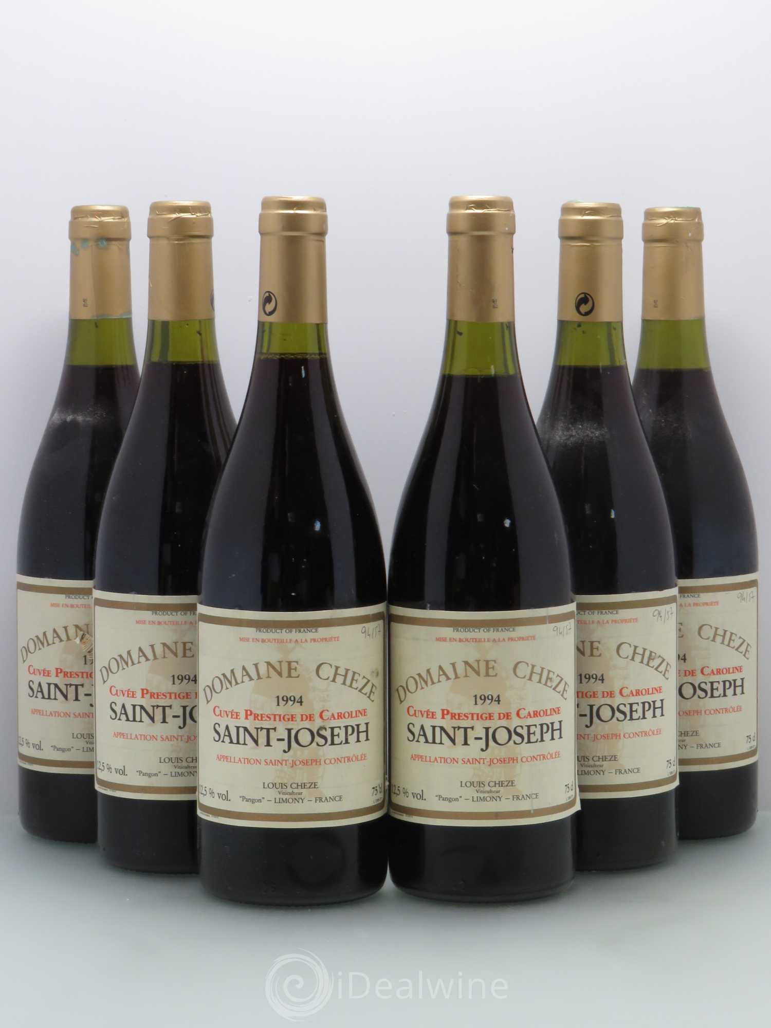 Saint-Joseph Caroline Louis Cheze (Domaine) Prestige de Caroline 1994 - Lot de 6 bouteilles - 0