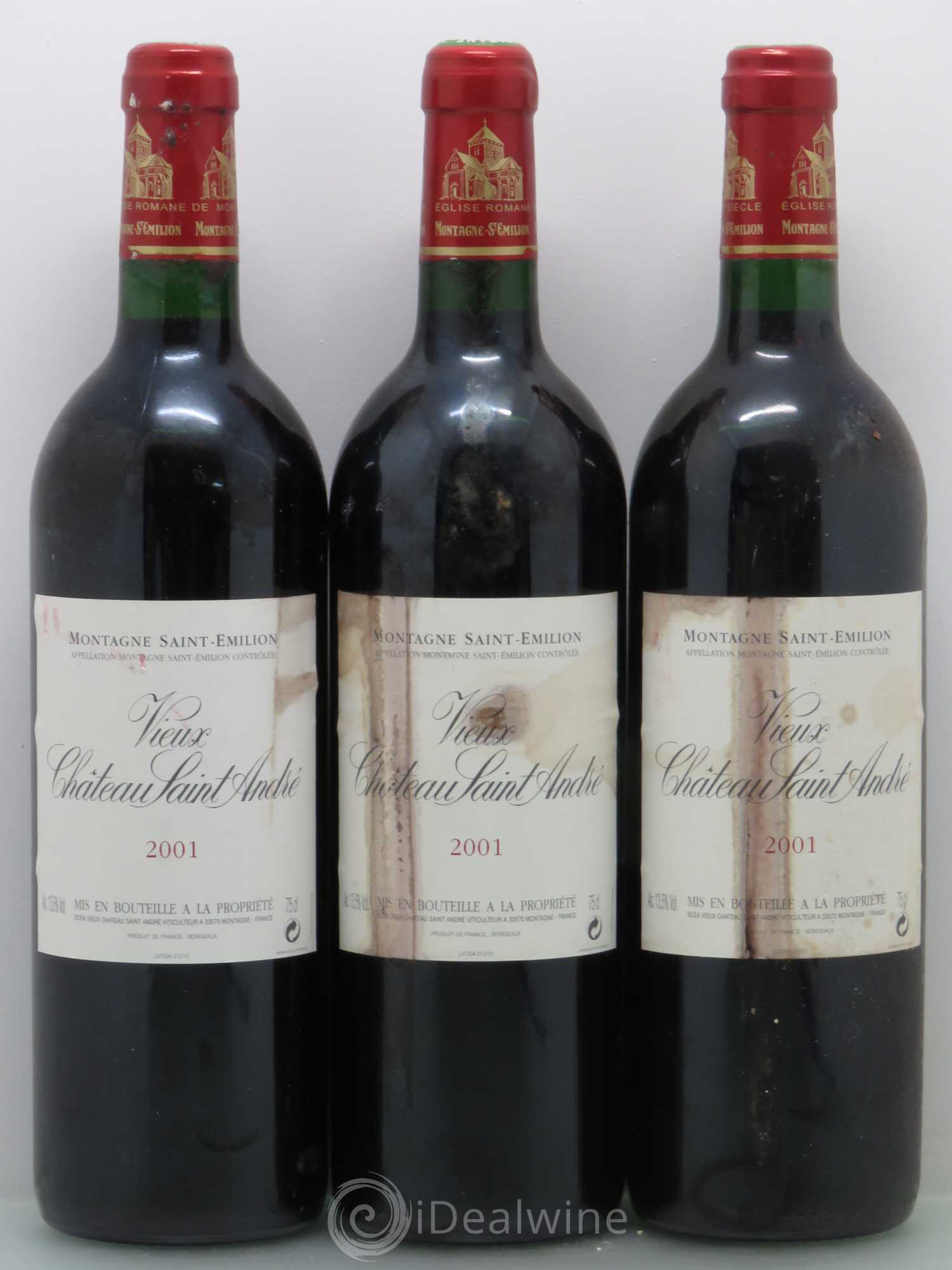Vieux Château Saint-André 2001 - Lot de 6 bouteilles - 2