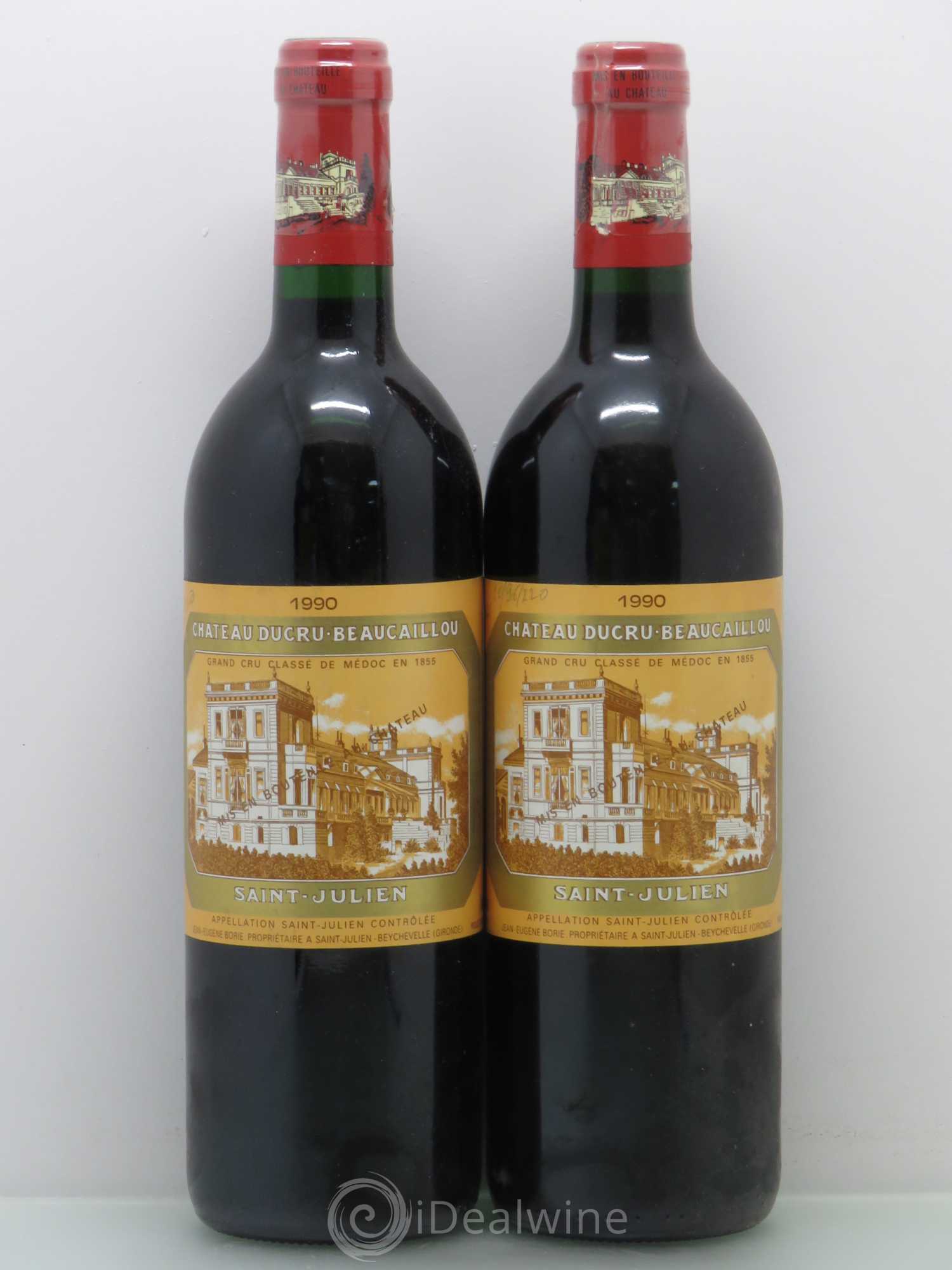 Château Ducru Beaucaillou 2ème Grand Cru Classé 1990 - Lot de 2 bouteilles - 0