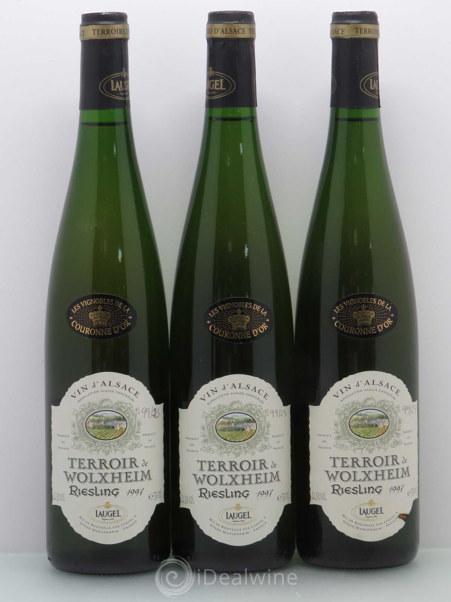 Riesling Terroir et Wolxheim 1997 - Lotto di 3 bottiglie - 0