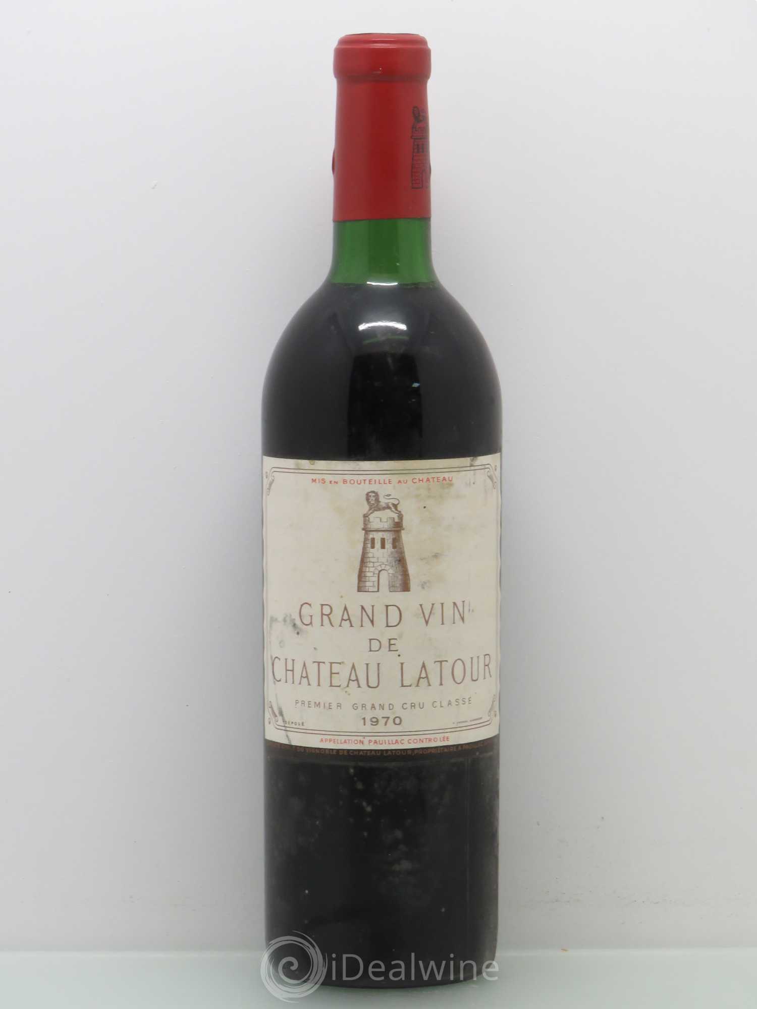 Château Latour 1er Grand Cru Classé 1970 - Lot de 1 bouteille - 0