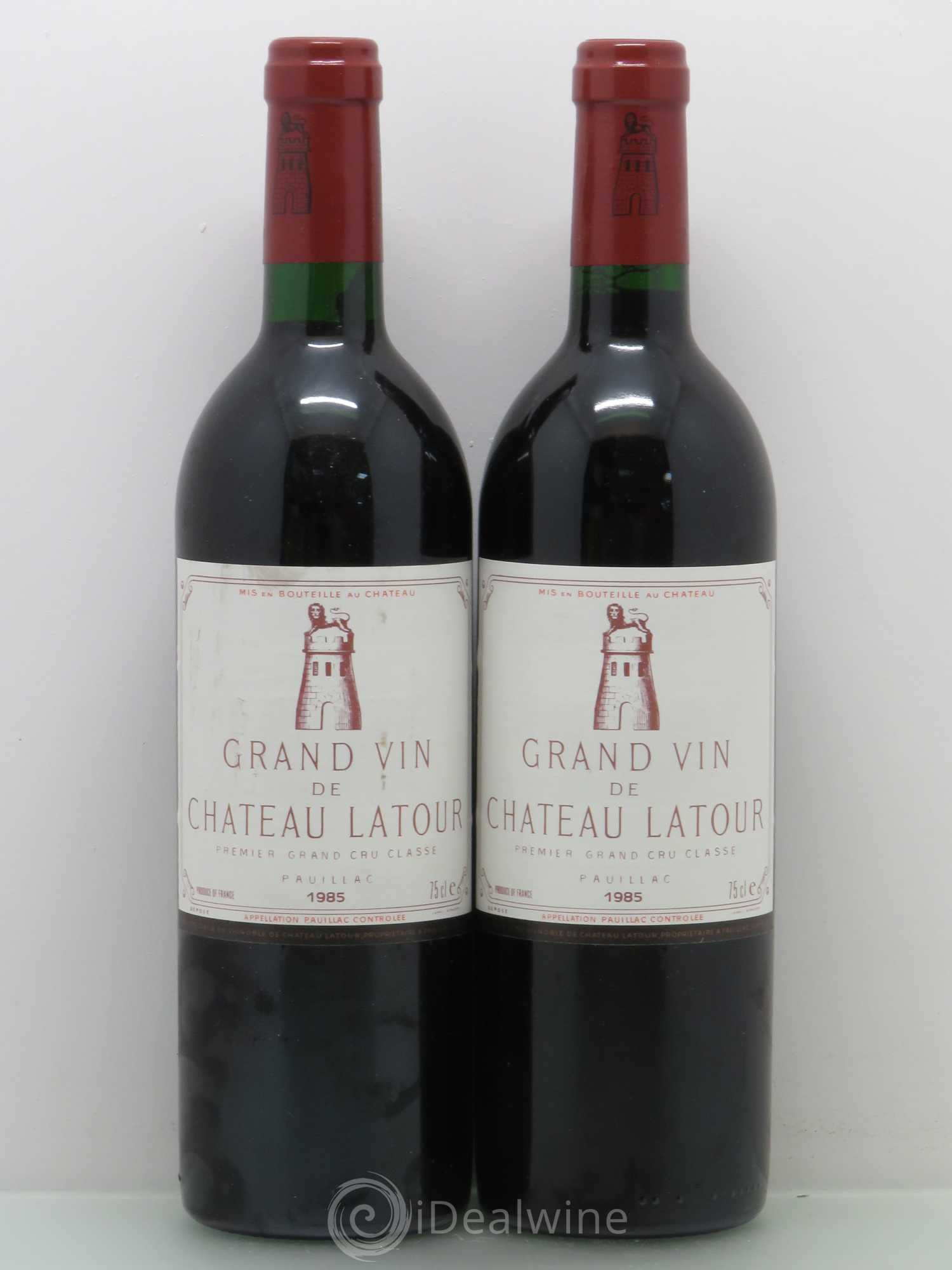 Château Latour 1er Grand Cru Classé 1985 - Lot de 2 bouteilles - 0