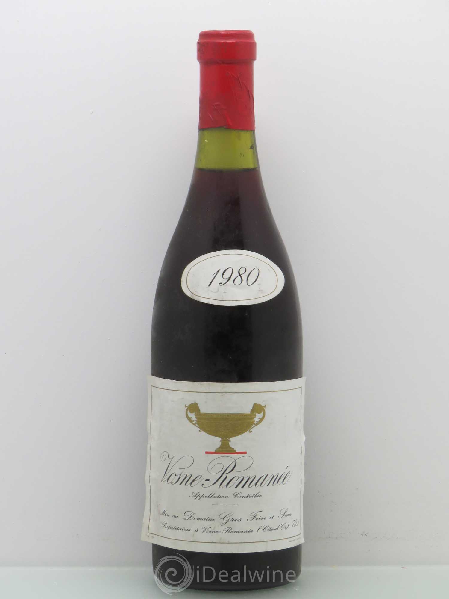 Vosne-Romanée Gros Frère & Soeur 1980 - Lot de 1 bouteille - 0
