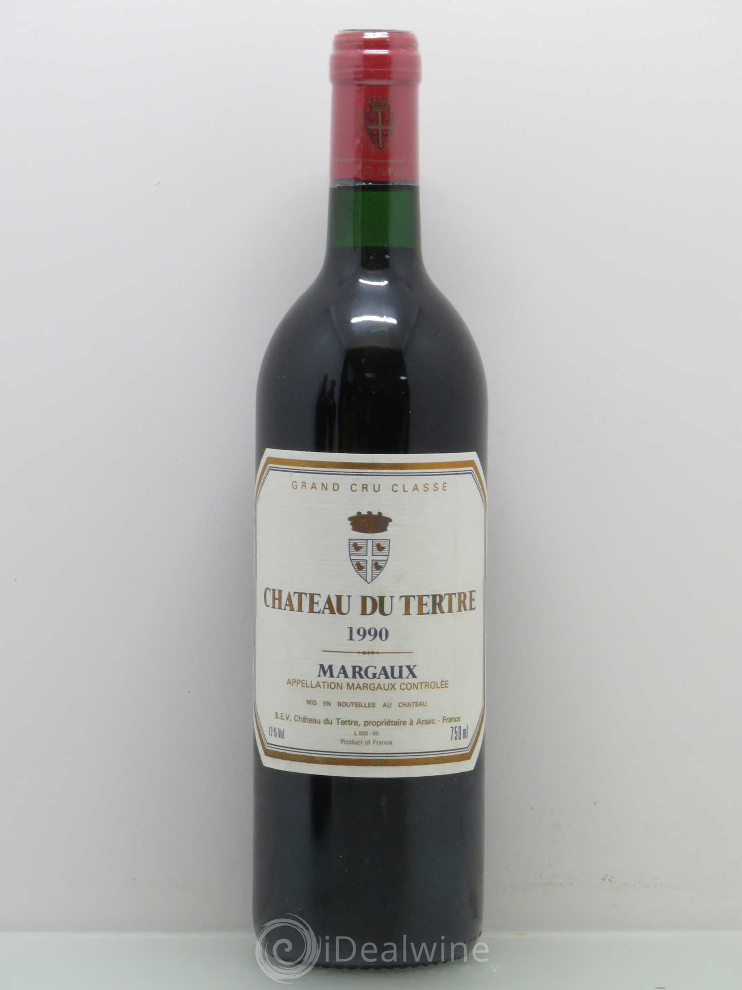 Château du Tertre 5ème Grand Cru Classé 1990 - Lot de 7 bouteilles - 3