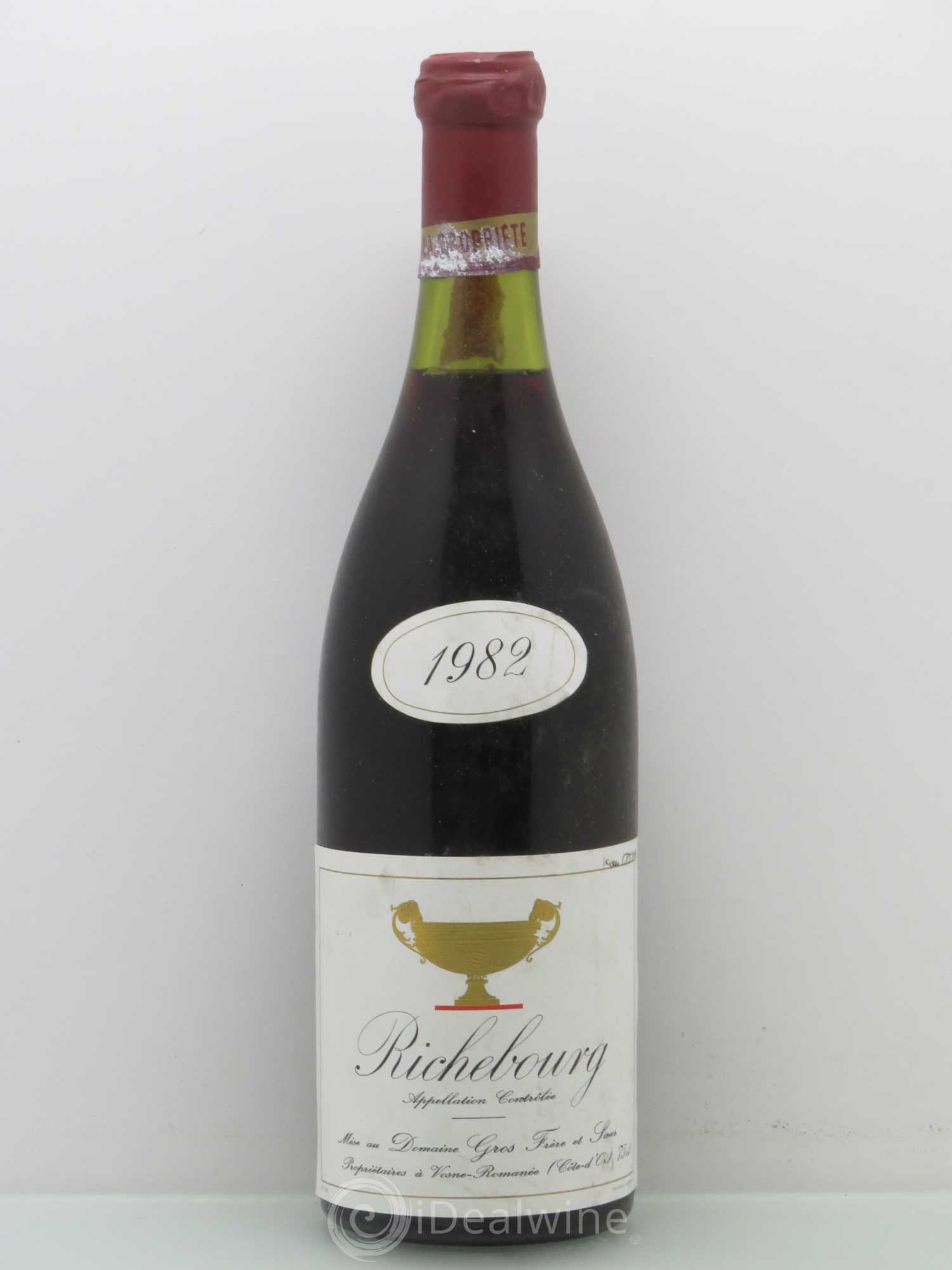 Richebourg Grand Cru Gros Frère & Soeur 1982 - Lot de 1 bouteille - 0