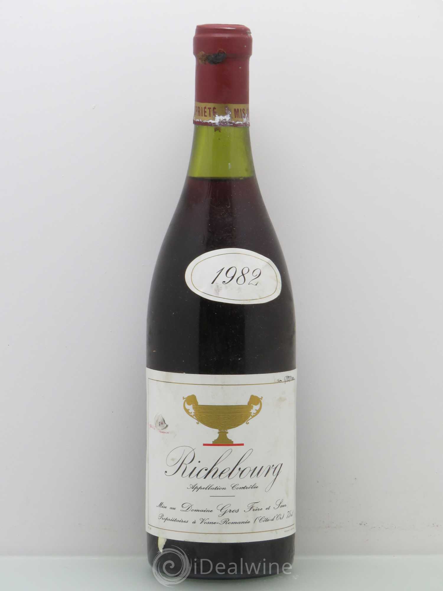 Richebourg Grand Cru Gros Frère & Soeur 1982 - Lot de 1 bouteille - 0