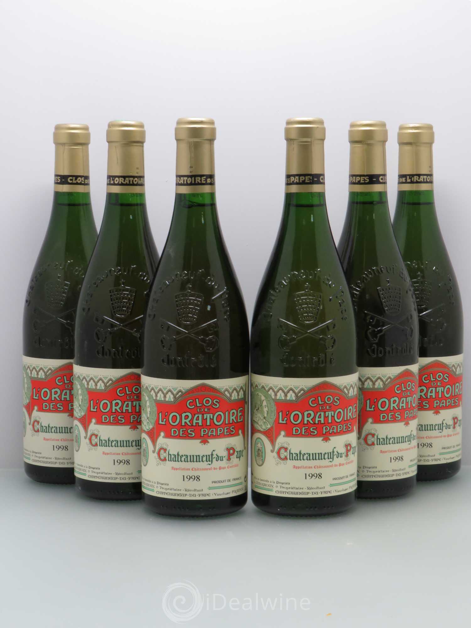 Châteauneuf-du-Pape Clos de l'Oratoire des Papes 1998 - Lot de 6 bouteilles - 0