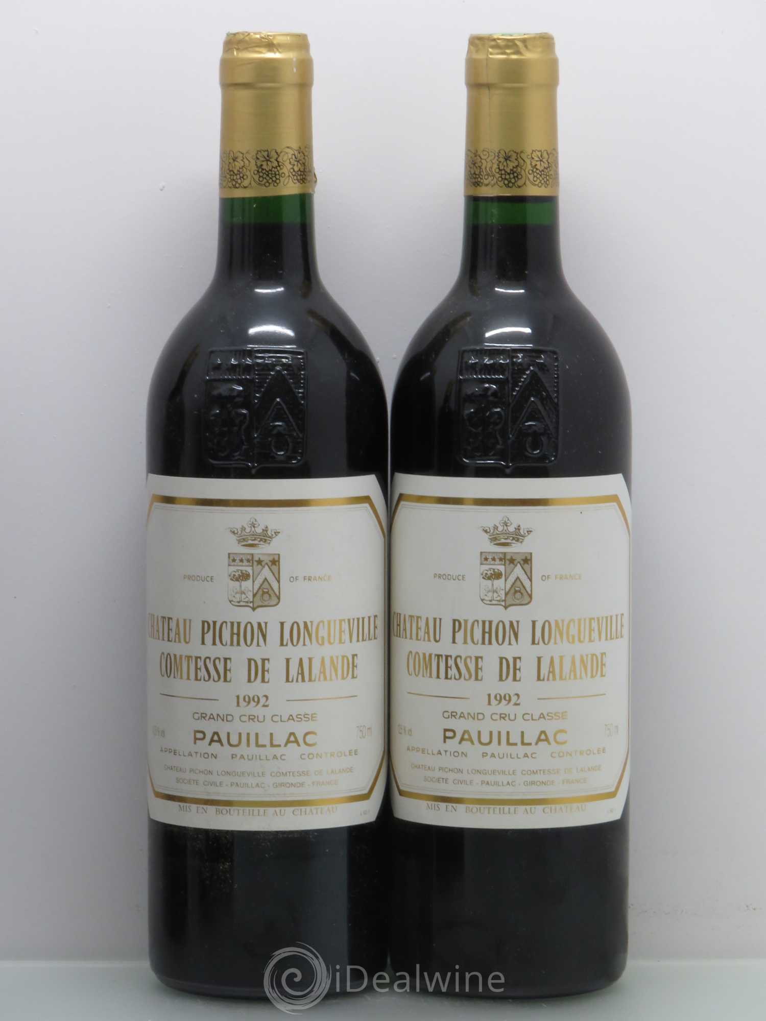 Château Pichon Longueville Comtesse de Lalande 2ème Grand Cru Classé 1992 - Lot de 5 bouteilles - 2