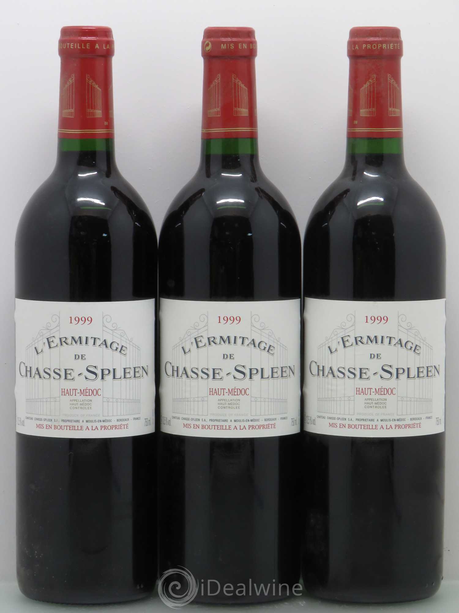 Héritage (Ermitage) de Chasse Spleen 1999 - Lot de 12 bouteilles - 2