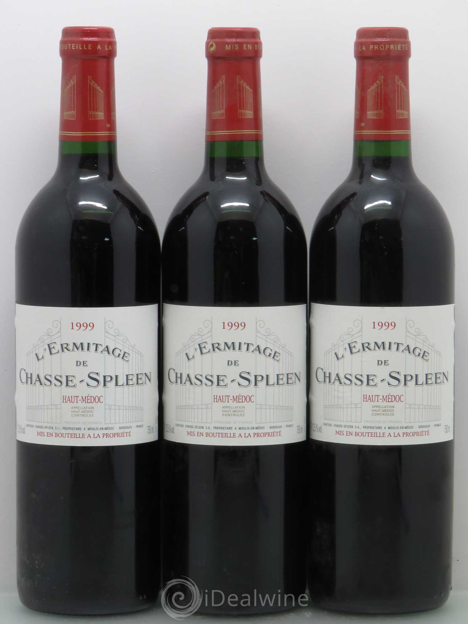 Héritage (Ermitage) de Chasse Spleen 1999 - Lot de 12 bouteilles - 4